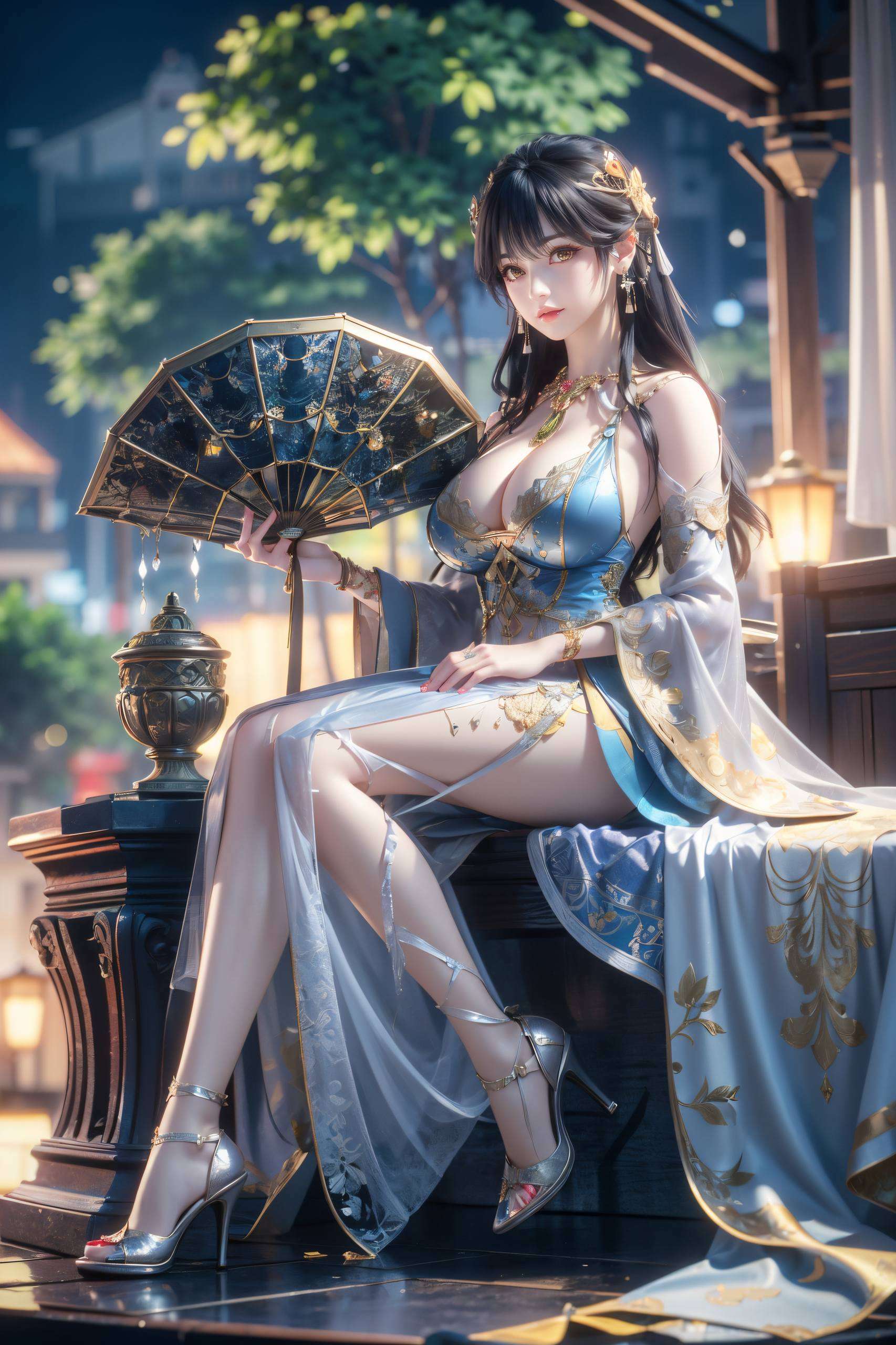 犹如置身于动漫中的梦幻世界为你的桌面带来一抹静谧的仙气
