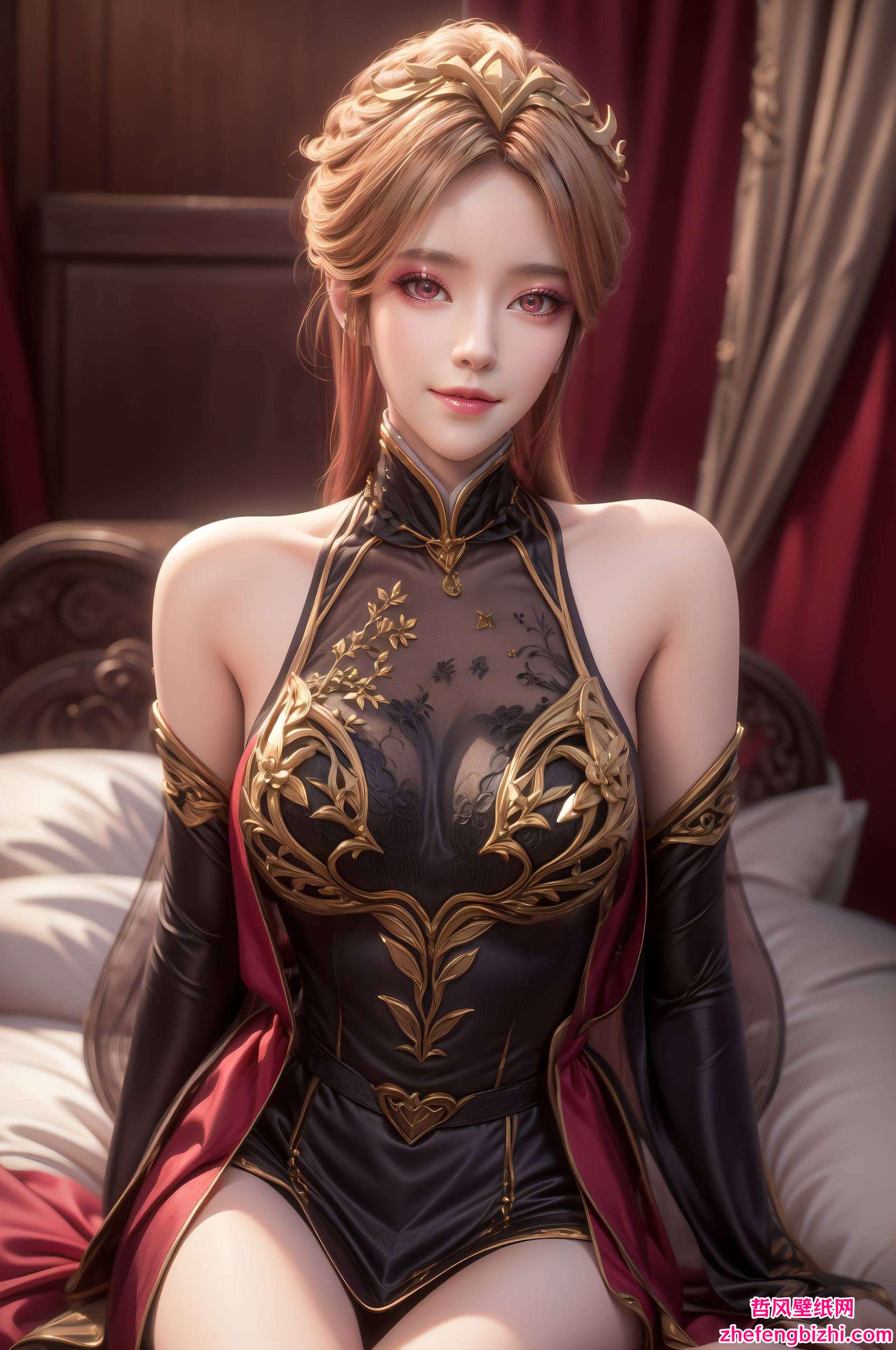 成为了无数动漫爱好者心中的国漫女神百炼成神中的神秘角色