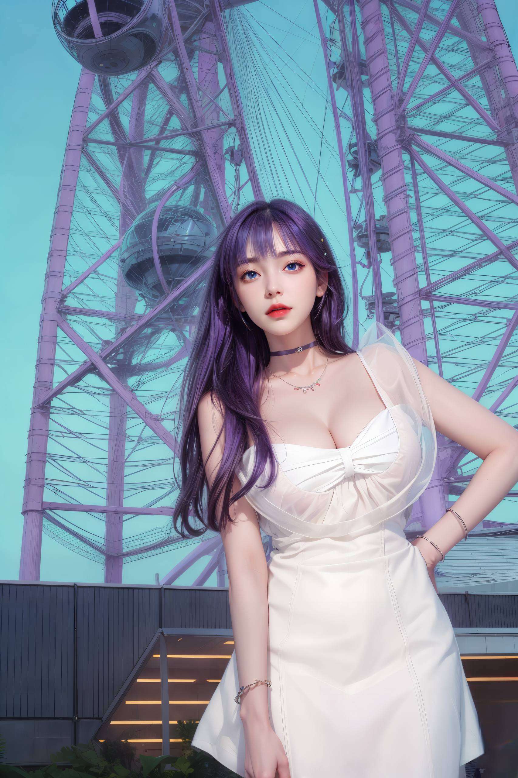 翩翩舞动于幻境之中她的身影成为了国漫壁纸界的瑰宝