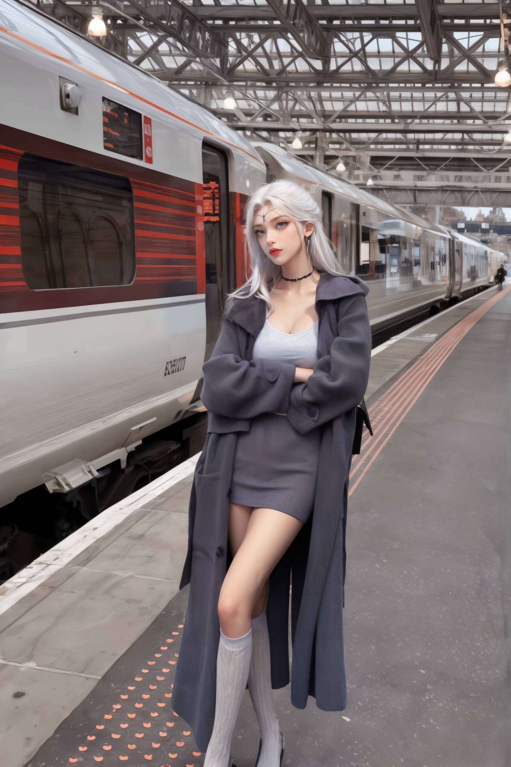 宁雨蝶如同国漫壁纸中的绝世美女