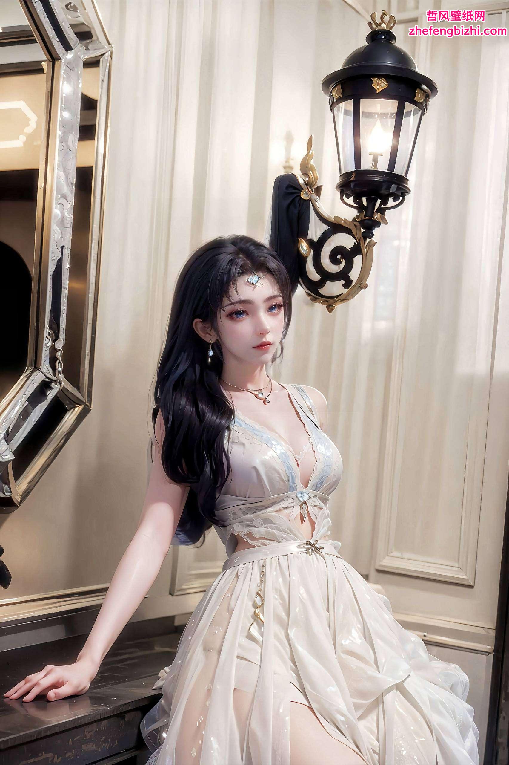 嘿嘿这壁纸里的她