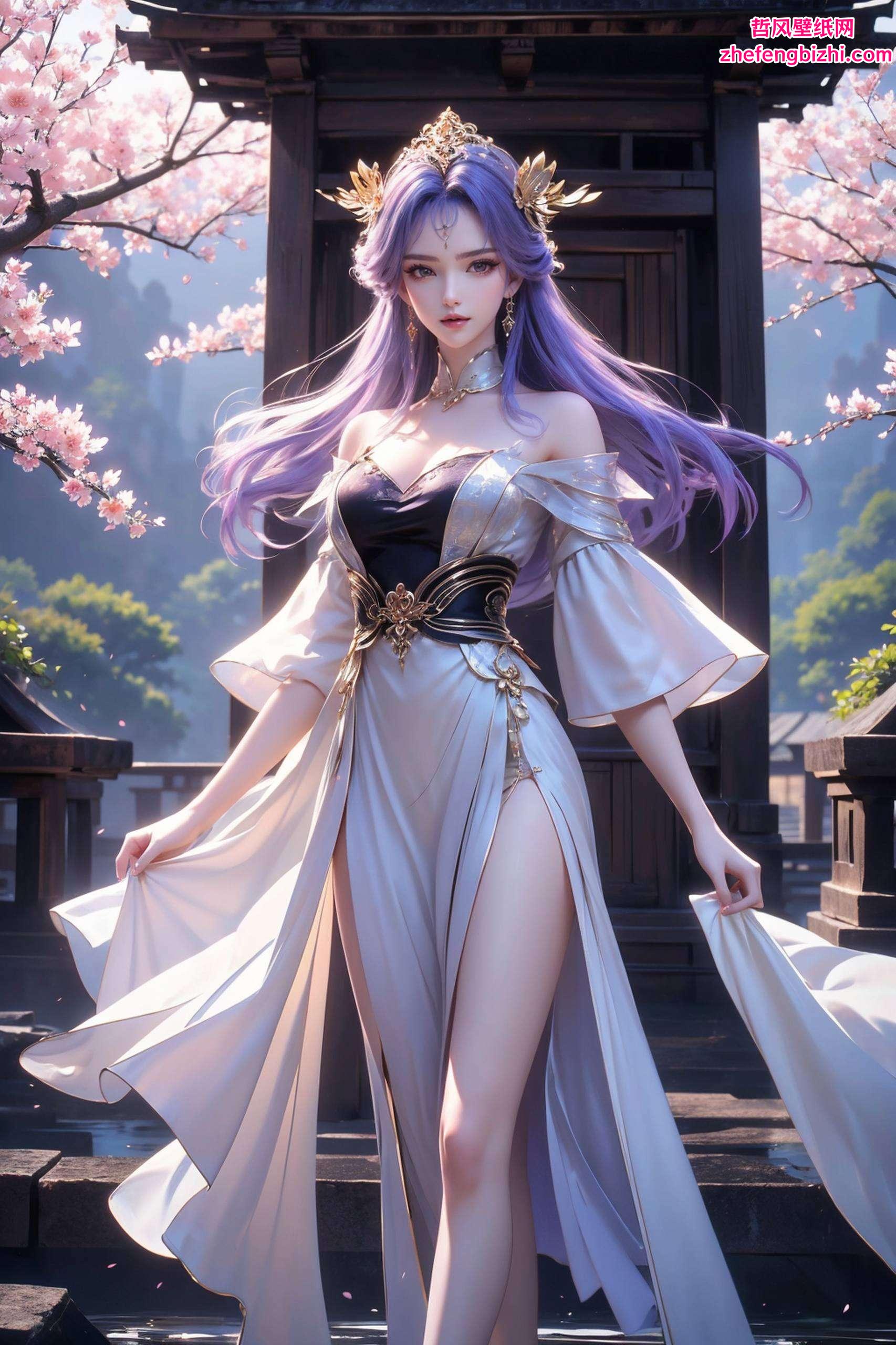 这幅wallpaper天穹流星的壁纸将天穹之美与国漫女神的婉约气质完美融合守护双眼的炫彩壁纸