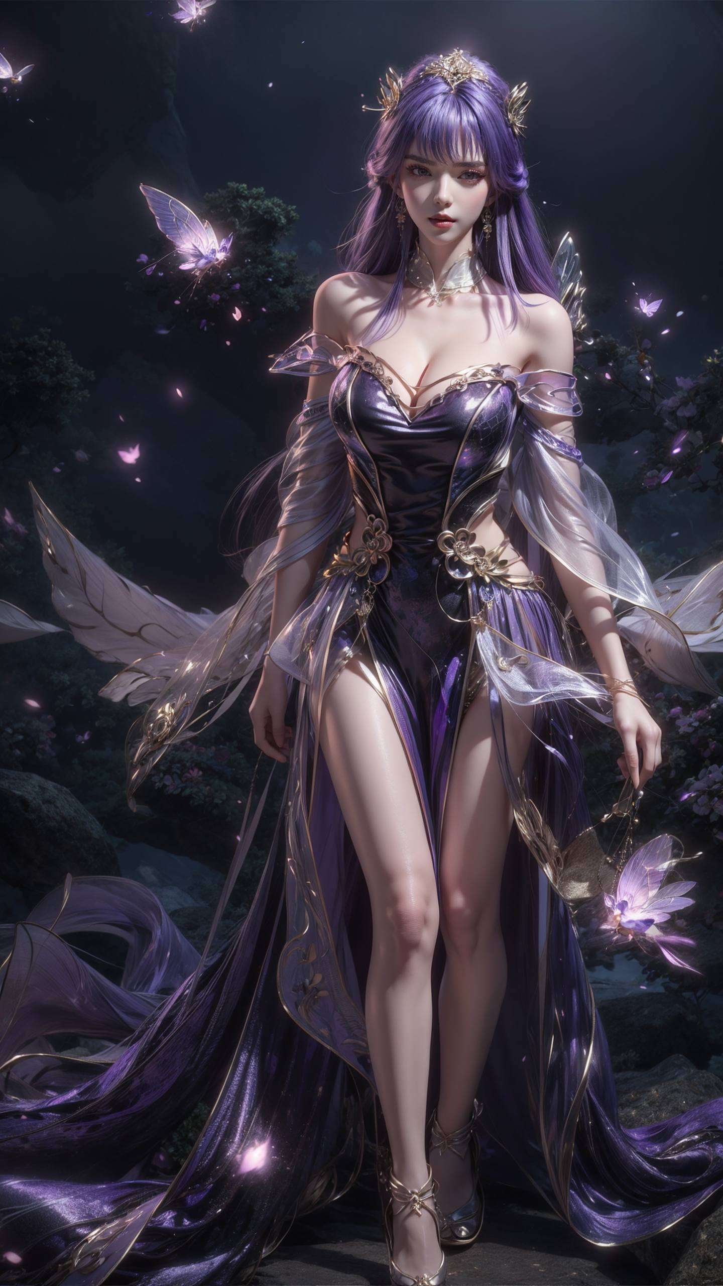 她的眼神中总是带着一丝俏皮可是百炼成神中的高冷女神