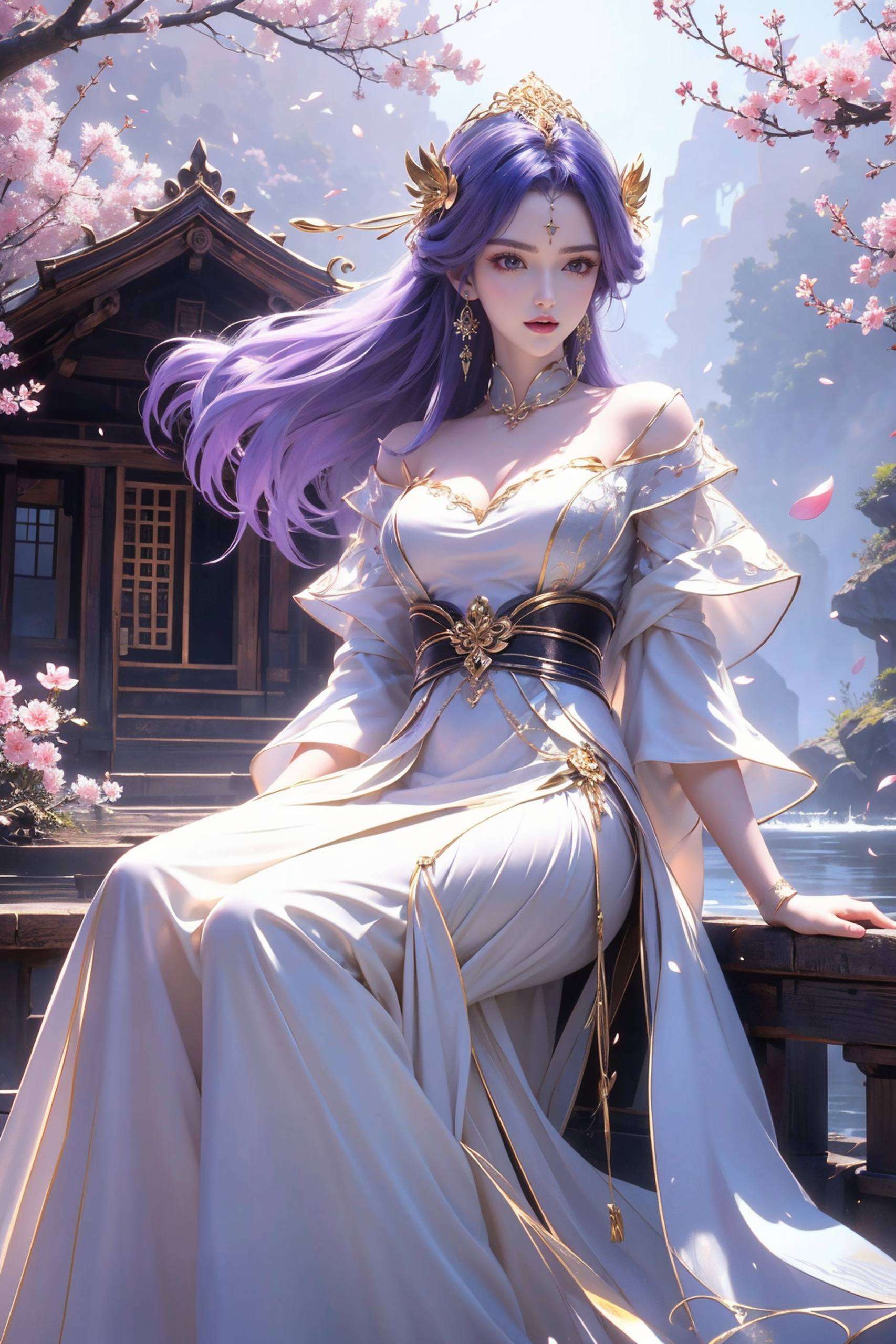 她的美丽她的眼神里藏着深邃的玄幻故事