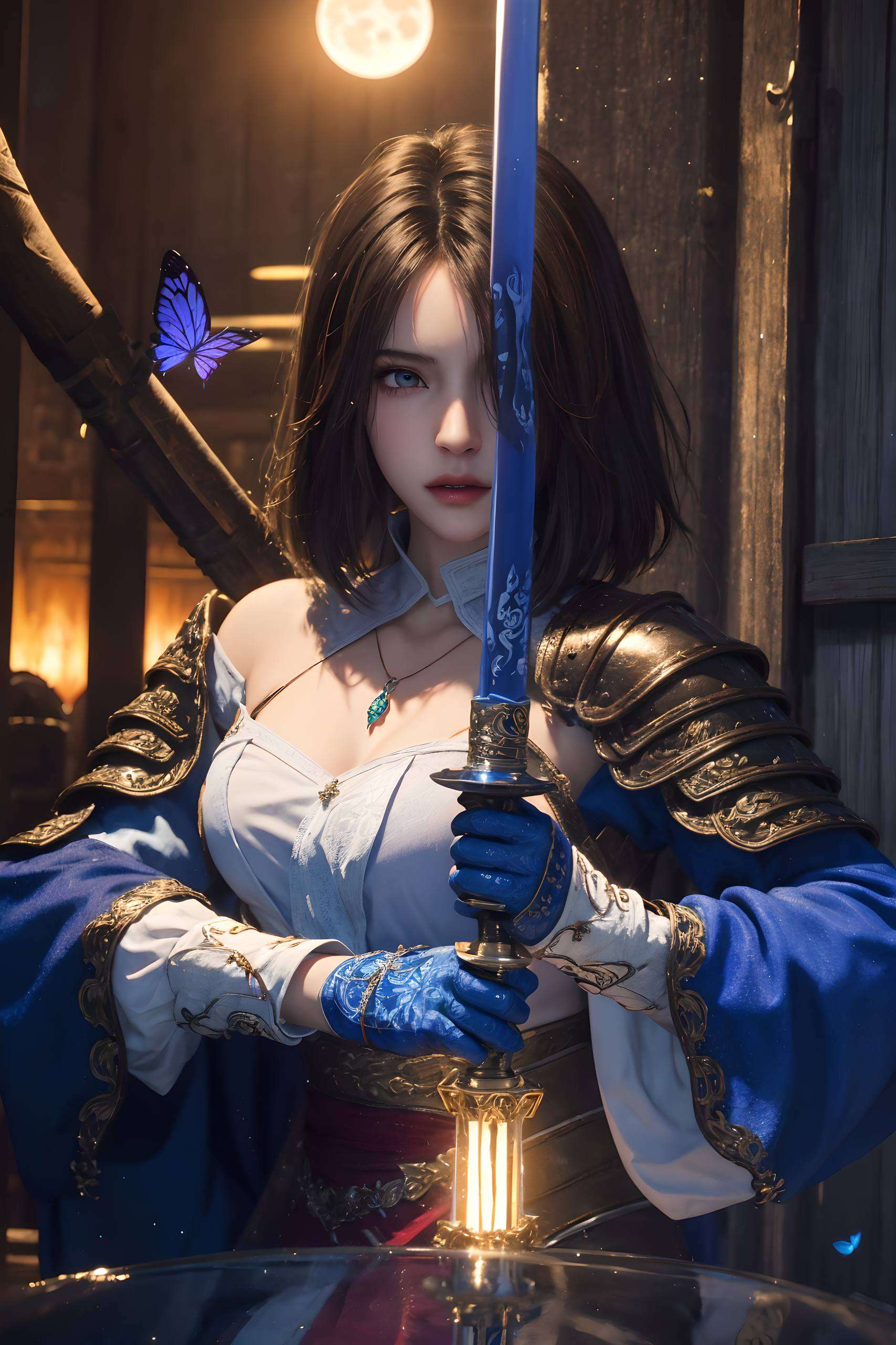 姬如雪那如雪般纯净的面庞与国漫中的那些不良人相比