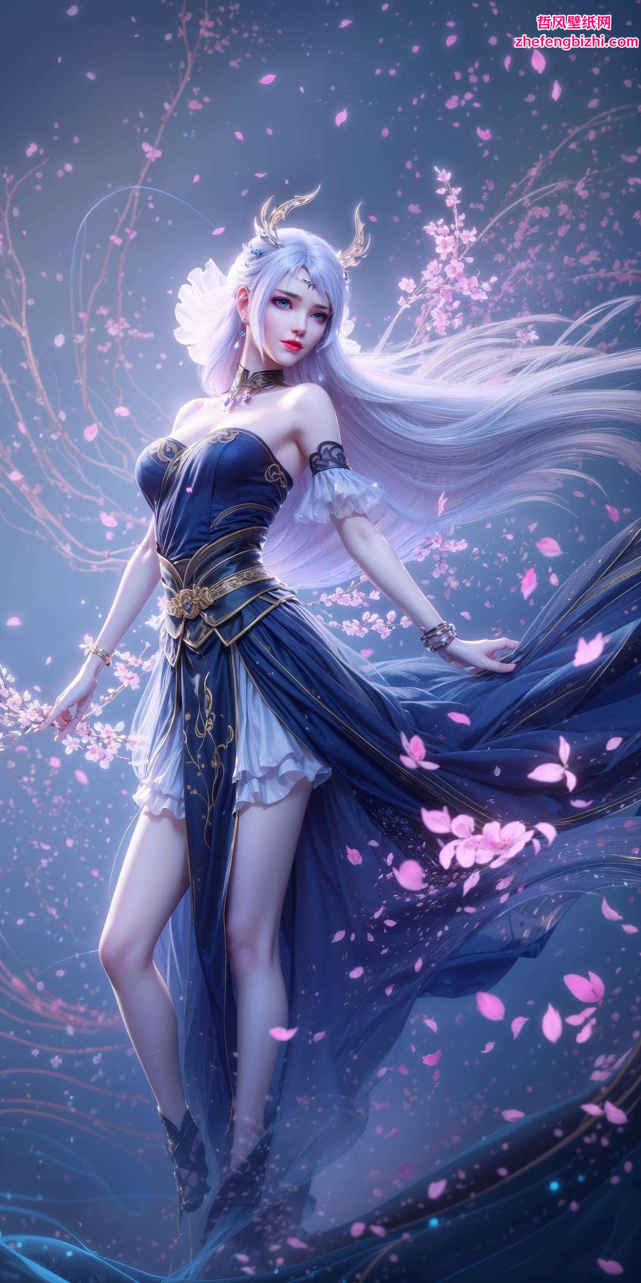她那如梦似幻的气质洛璃