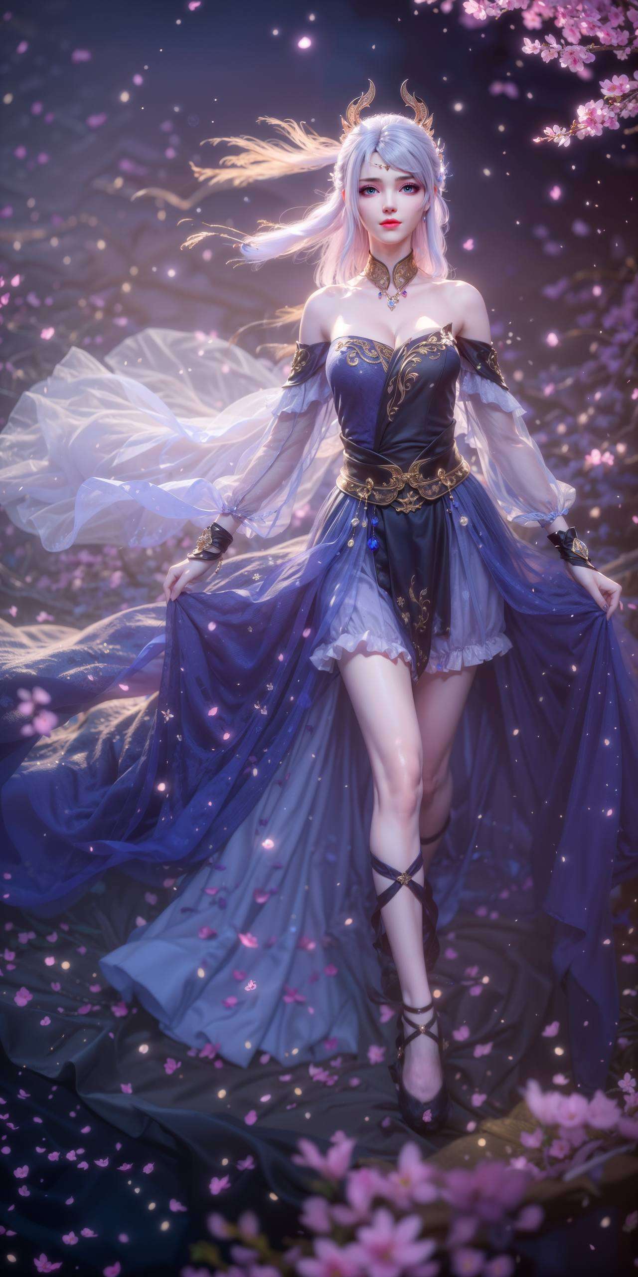 让你的电脑桌面也能美美哒！🌟✨💖她优雅大方