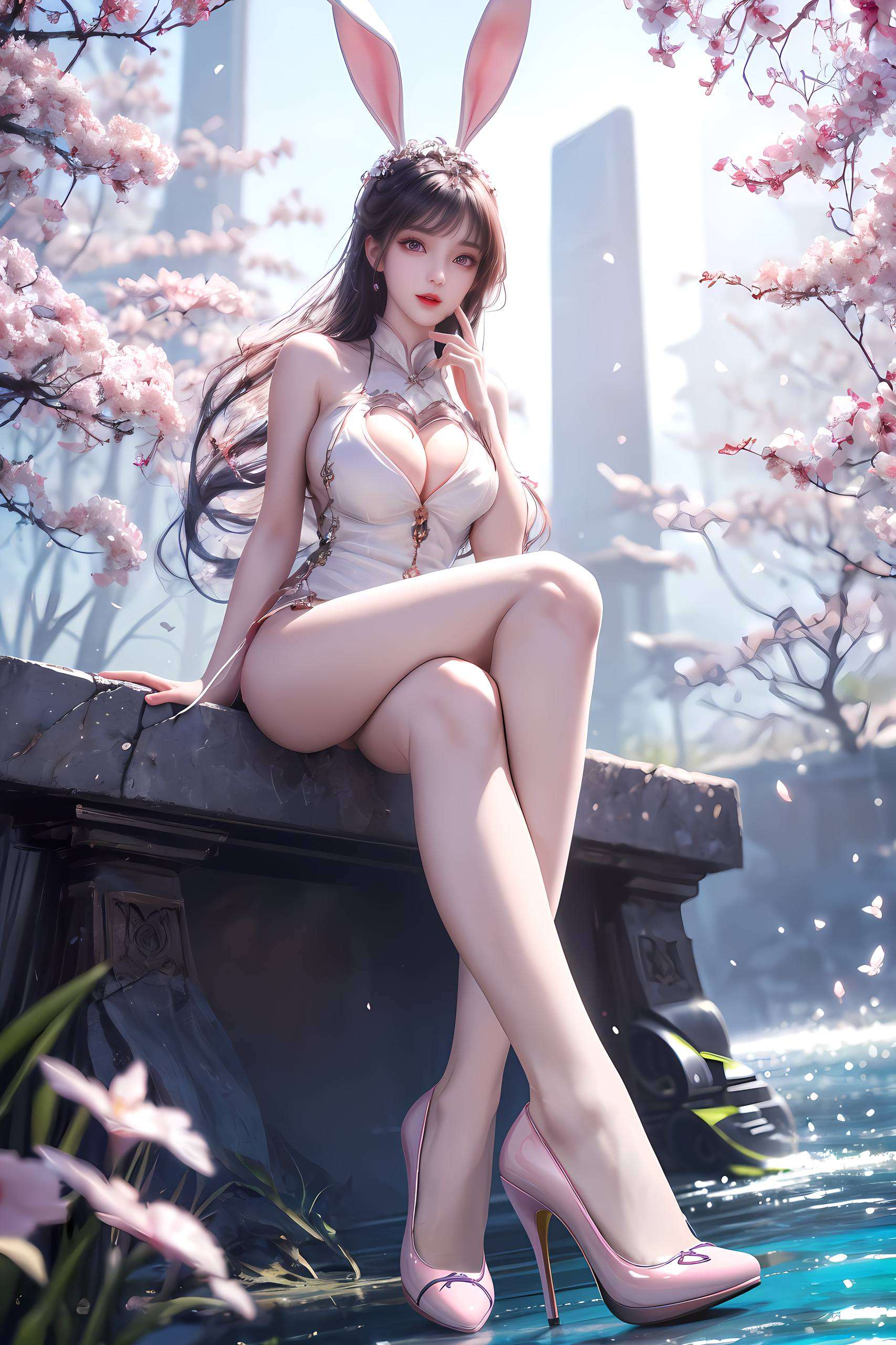 在这古风弥漫的壁纸中如梦似幻
