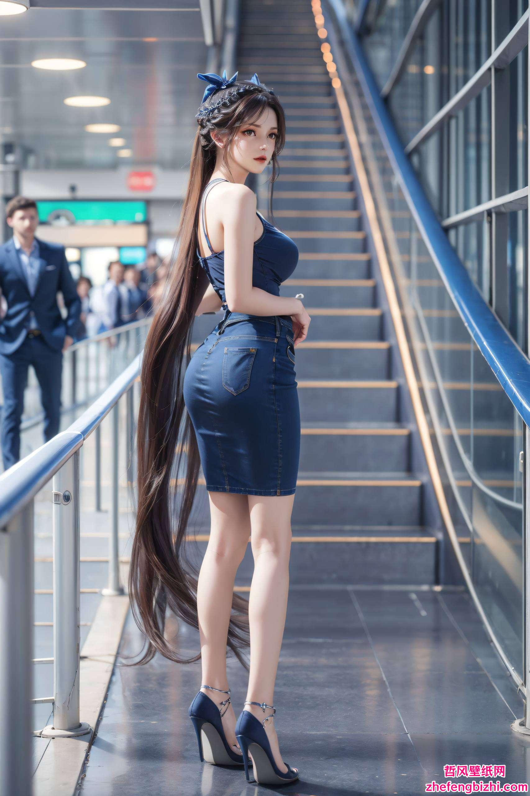 她的笑容如同春日的暖阳又不失动漫的时尚感
