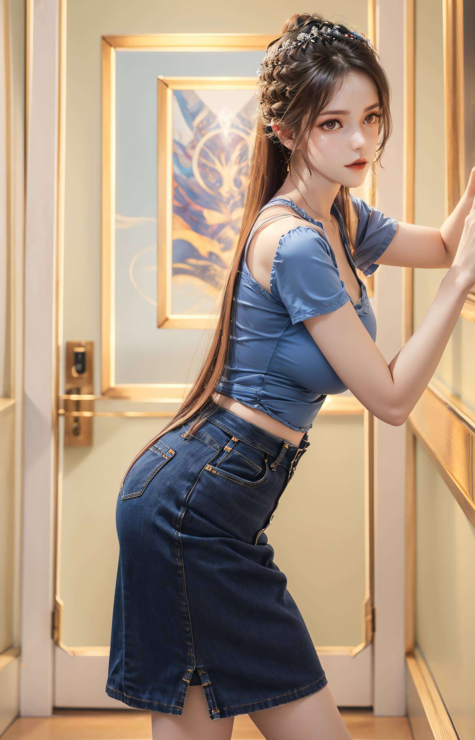 可是万千粉丝心中的国漫女神代表哦！她的甜美笑容、灵动眼神简直让人陶醉不已