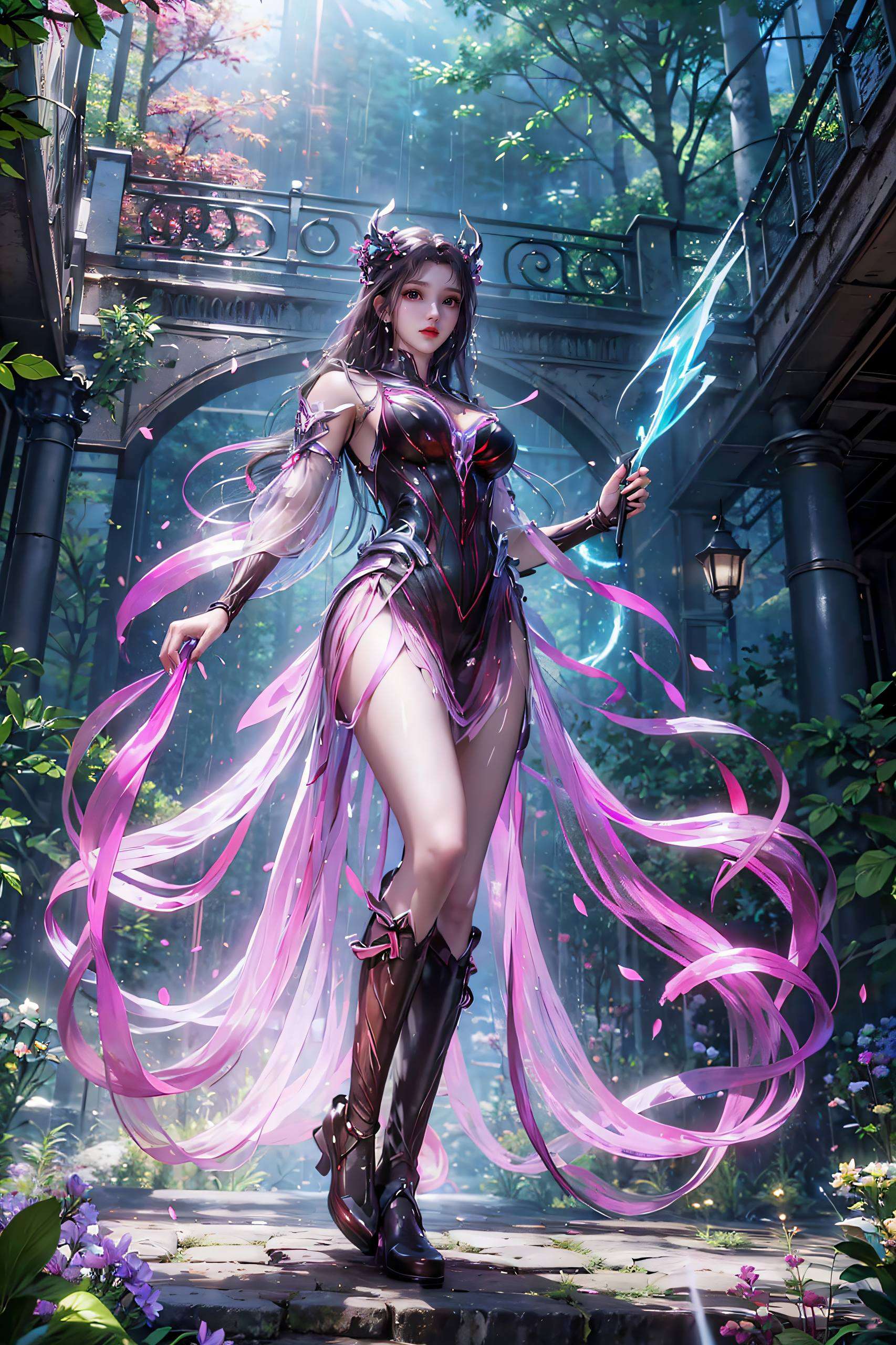 在她的身影中得以完美诠释朱竹清