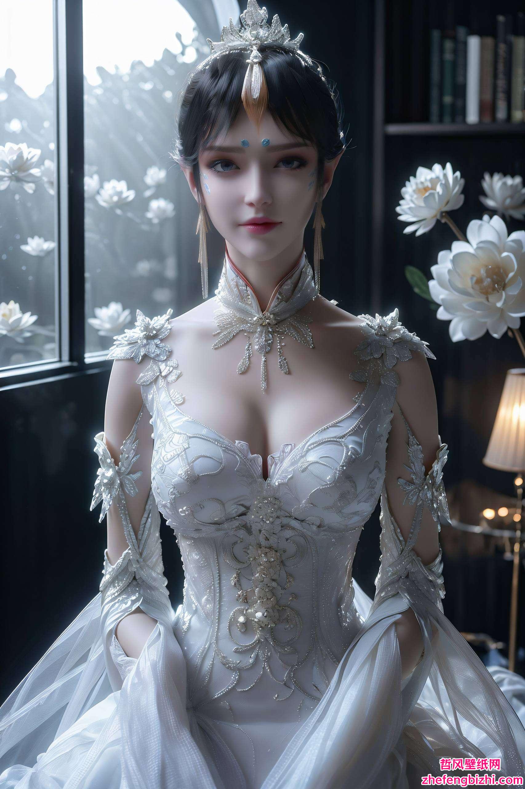 忍不住要来一波幽默的夸赞：这壁纸将她的倩影设置为你的电脑或ipad壁纸