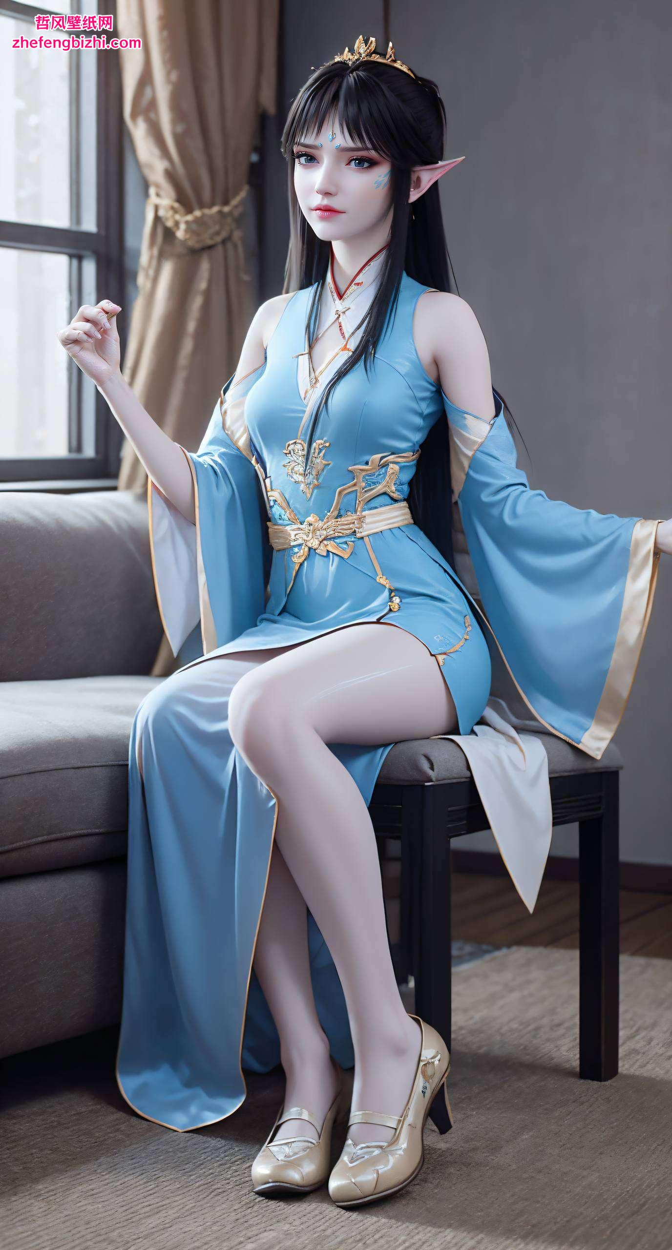 凤清儿的美图壁纸犹如仙子下凡