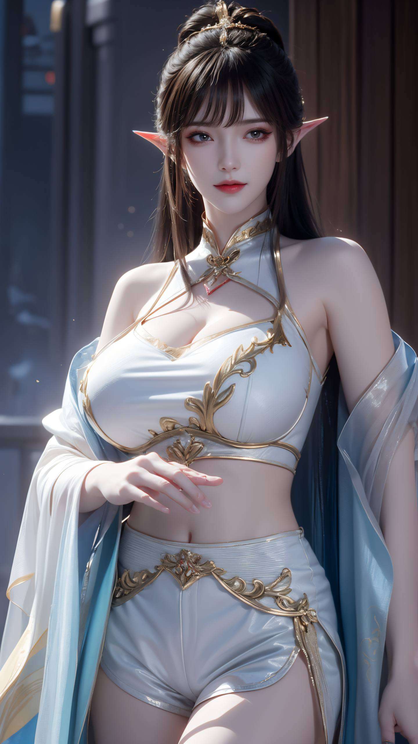 高清壁纸上既符合国漫美女的标准