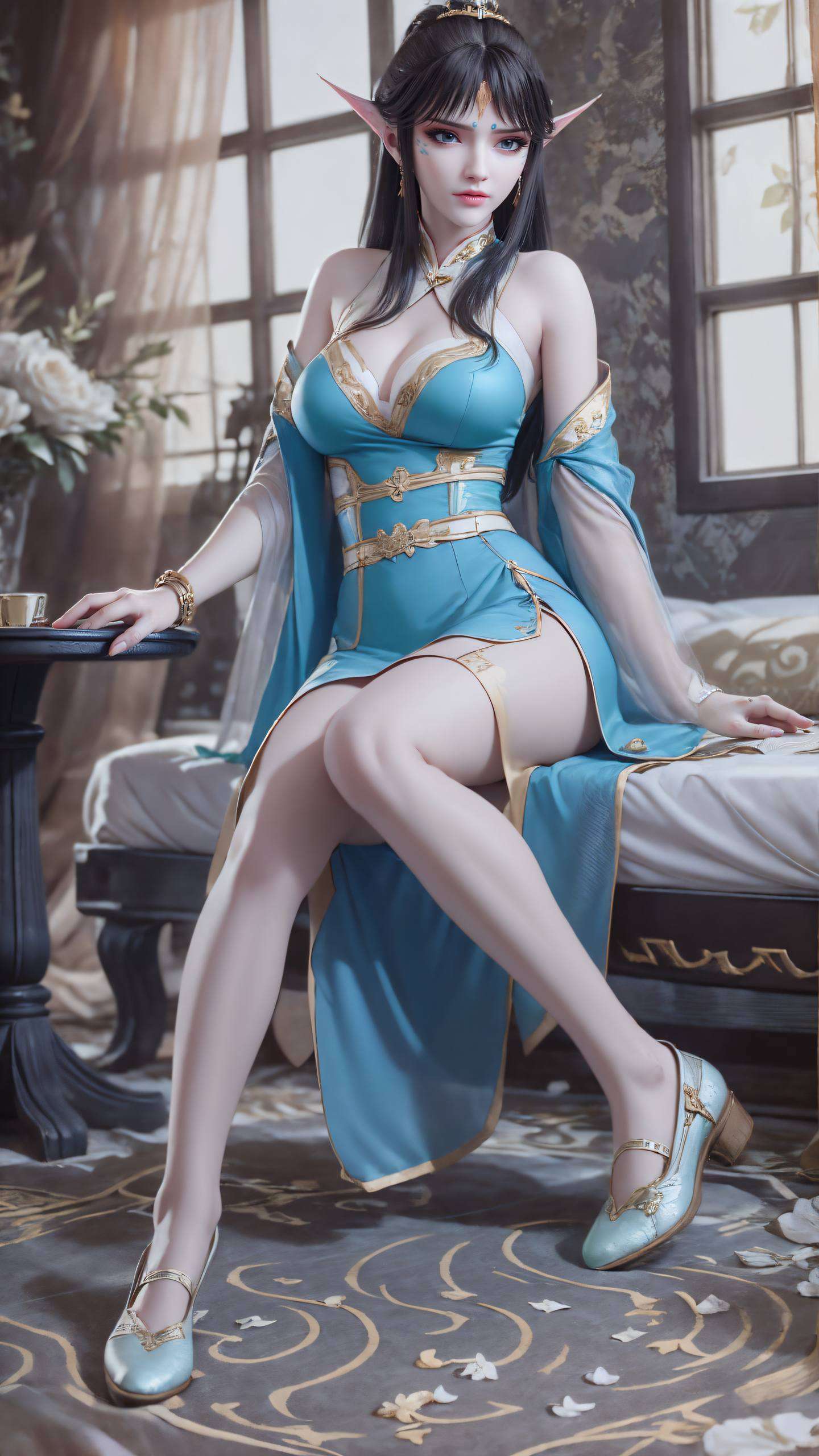 还有一颗调皮捣蛋的心哦～快来感受一下这位国漫女神的可爱魅力吧！🎉✨💖今天给大家带来一款超甜的AIGC免费壁纸！这位美少女就是来自国漫界的超级女神——凤清儿！她是《斗破苍穹》中的天妖凰族小公主