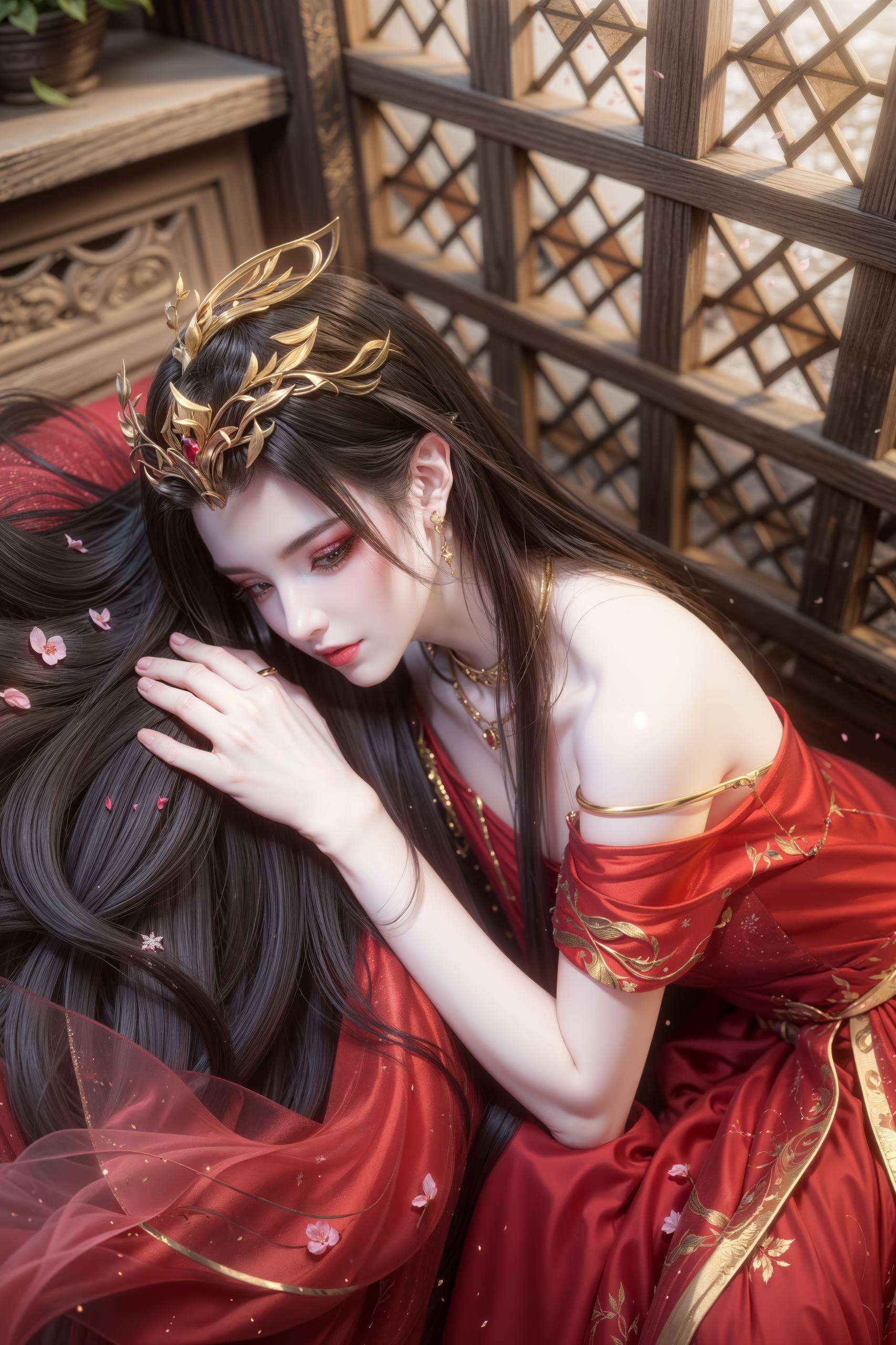 她是沙漠中的霸主眼神犀利