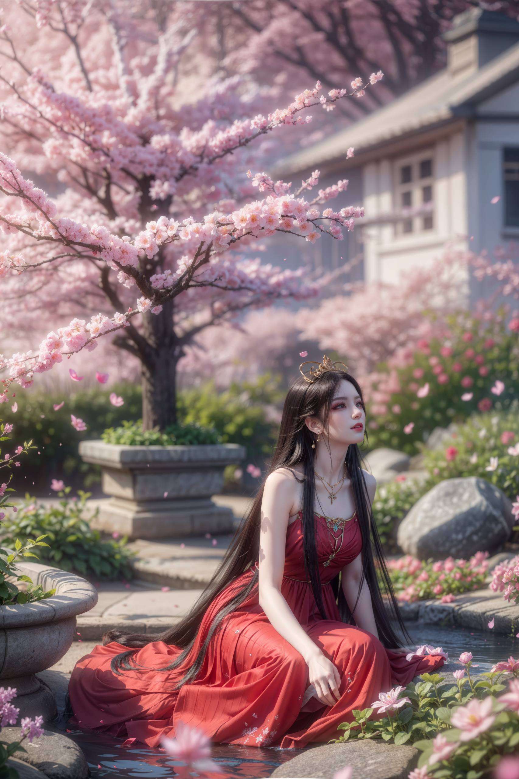 一个吞天蟒美杜莎的妆容精致