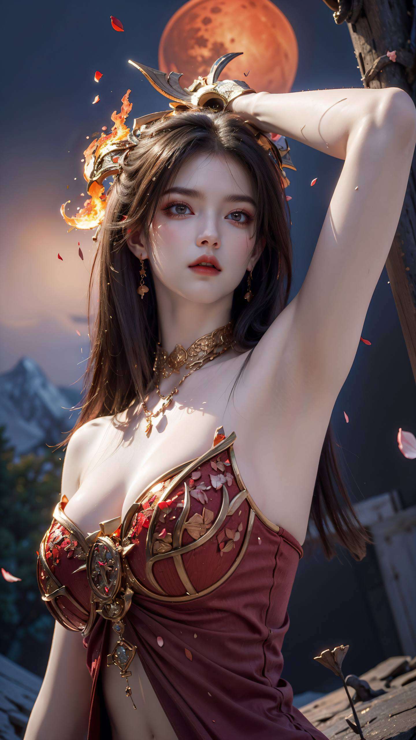 穿梭于古风动漫的绚丽世界蛇女的美艳与七彩吞天蟒的神秘