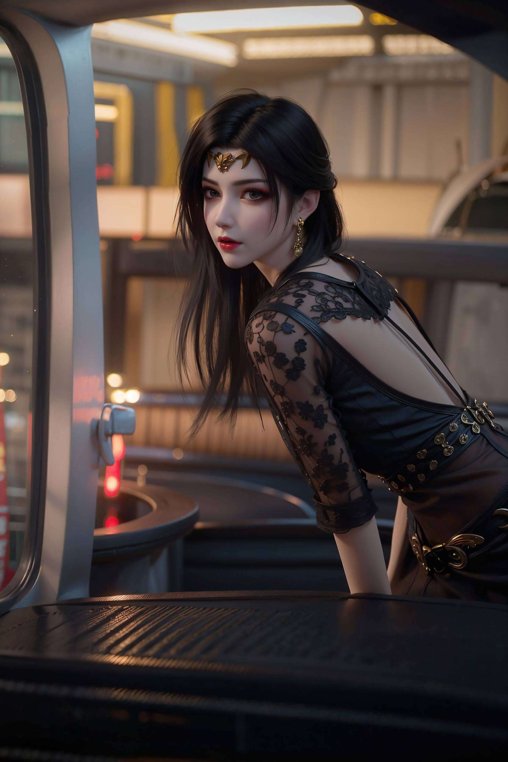 蛇女之美尽显彩鳞闪耀