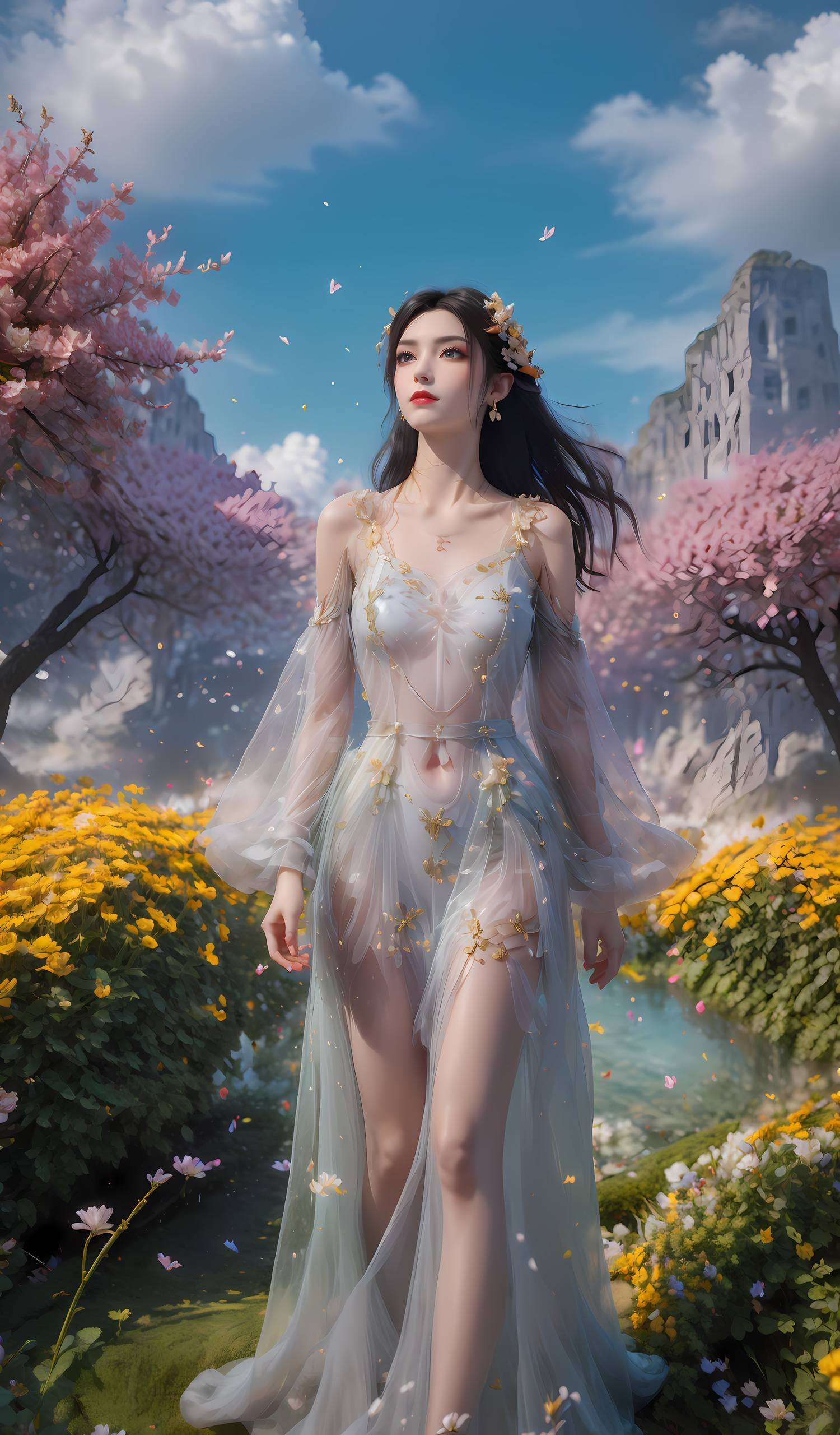 赶紧来一份美杜莎女王蕾丝壁纸她不仅拥有七彩吞天蟒的神秘力量