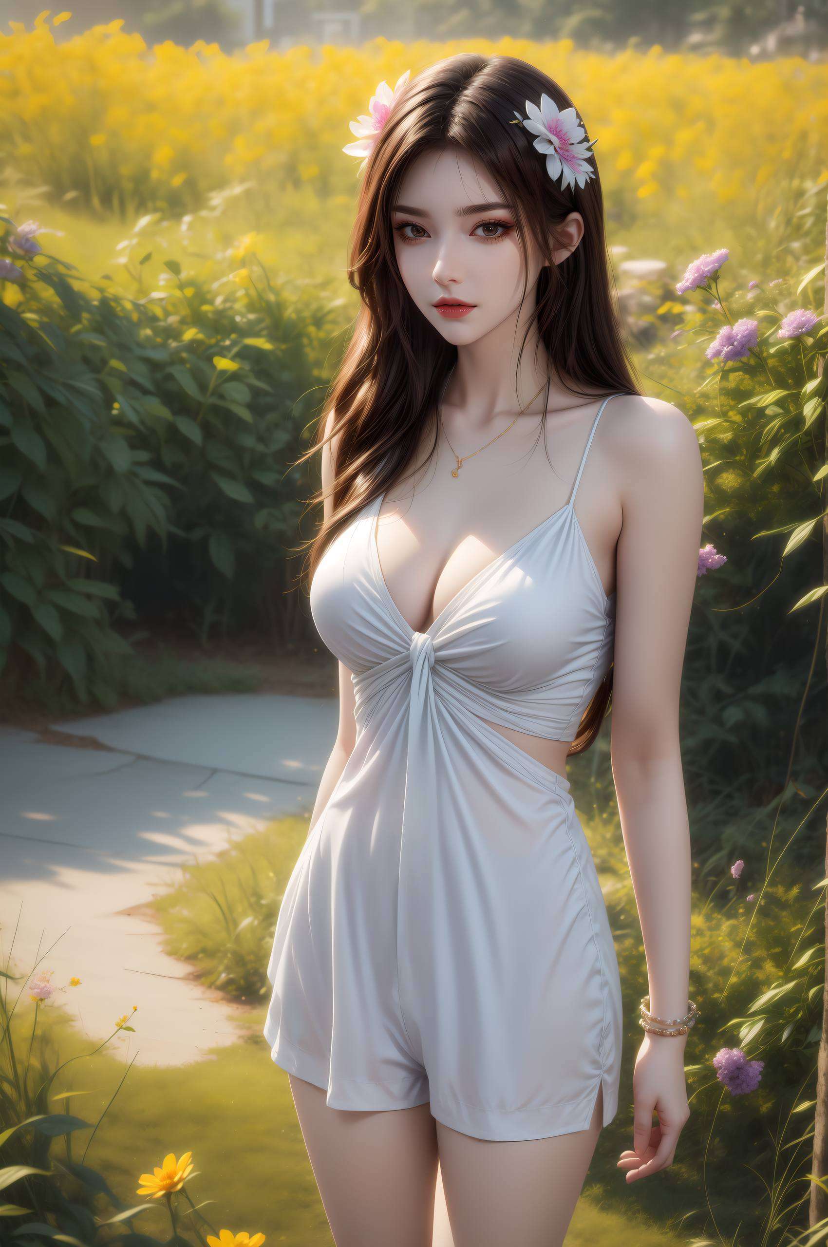 她那冷艳的外表下感受她的神秘与美丽
