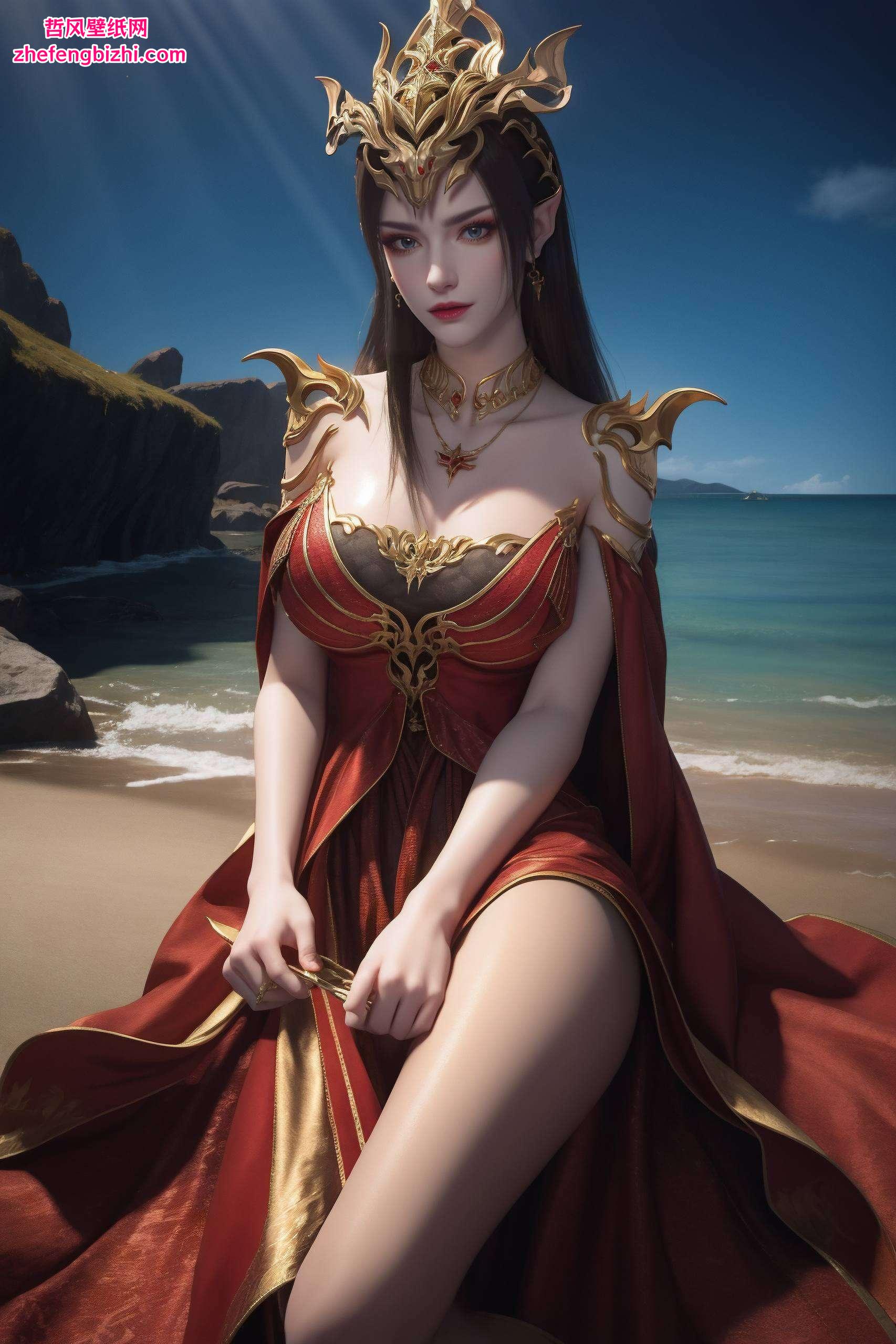 她是《斗破苍穹》中的一位蛇族女皇她的身影