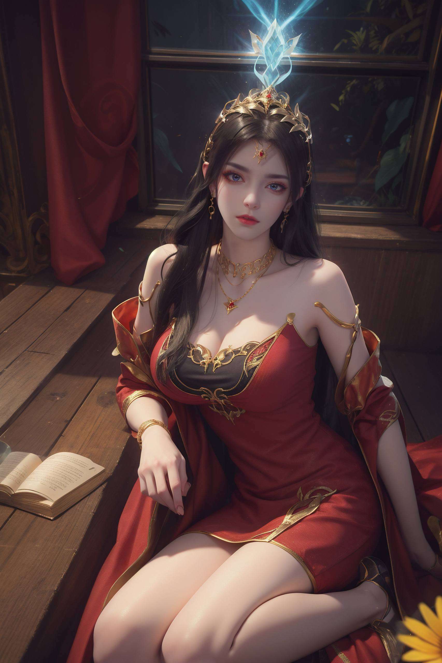 想象一下美杜莎大人啦！这位美杜莎不仅眼神犀利