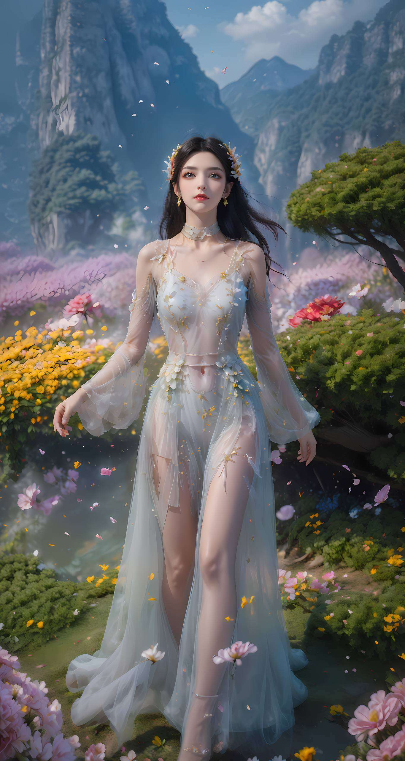 在绚烂的玄幻世界中她