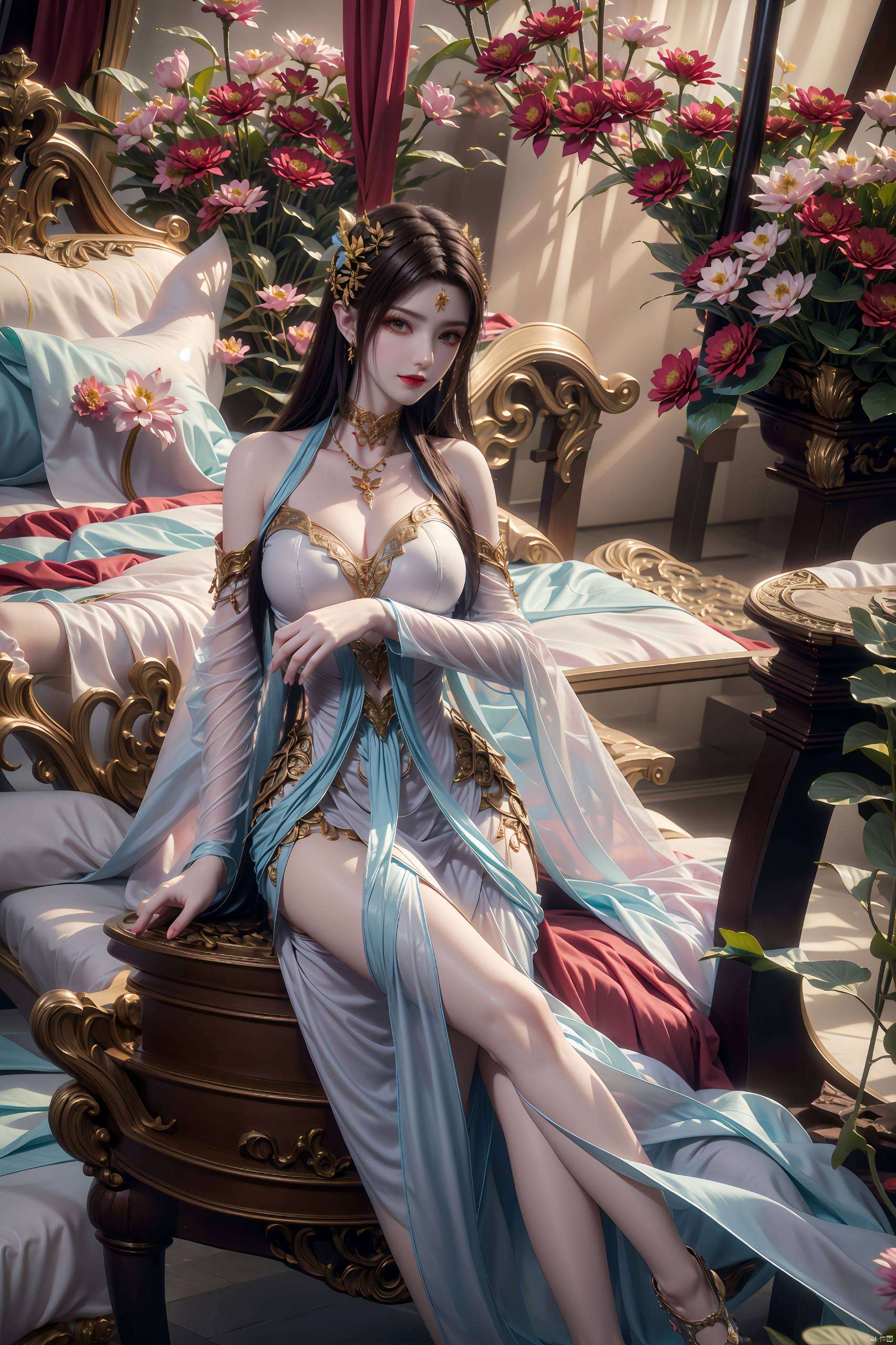 身披七彩鳞甲更有着令人着迷的蛇女形象