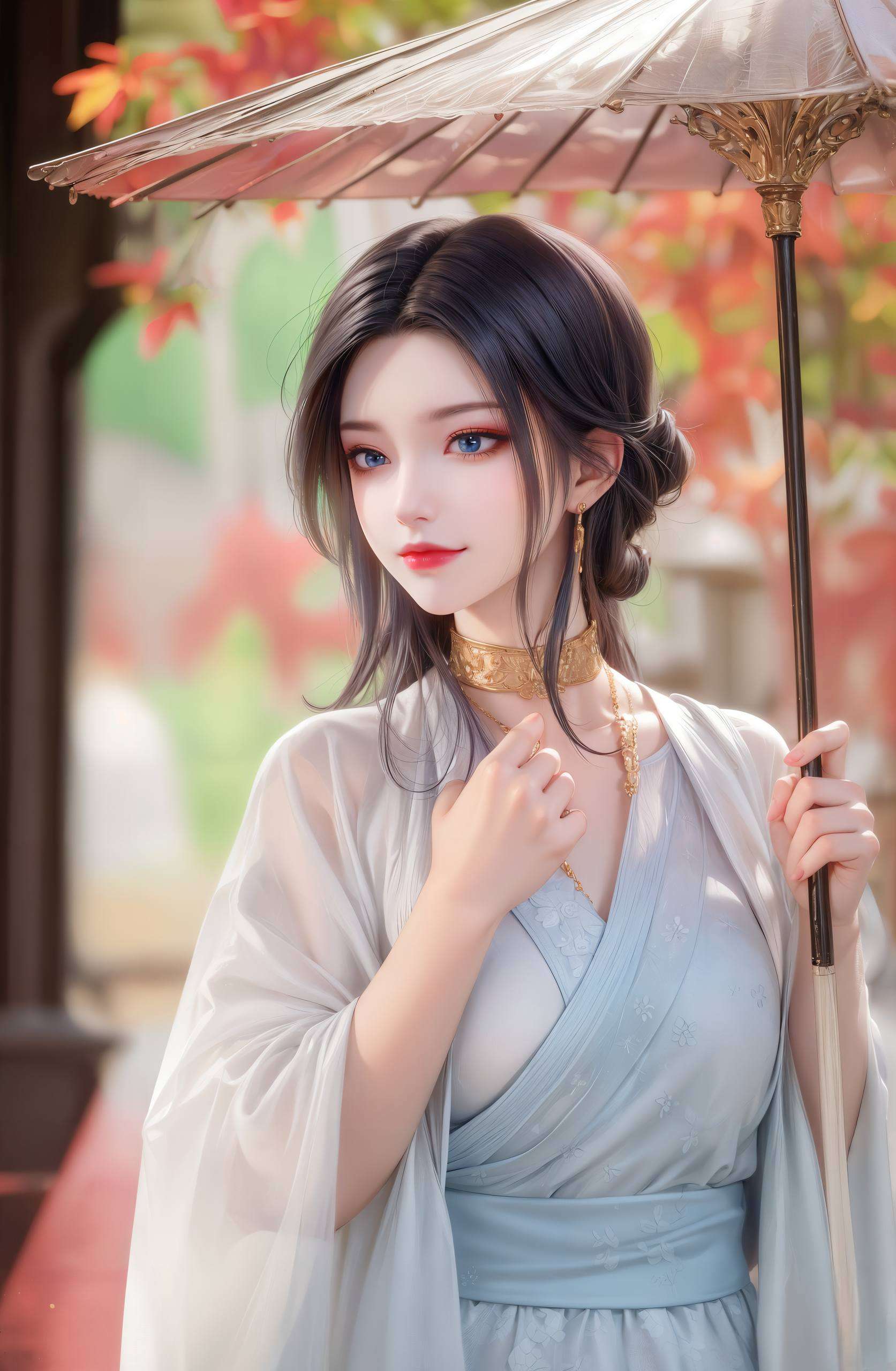 是对国漫美女形象的一次完美诠释如同梦中的幻影