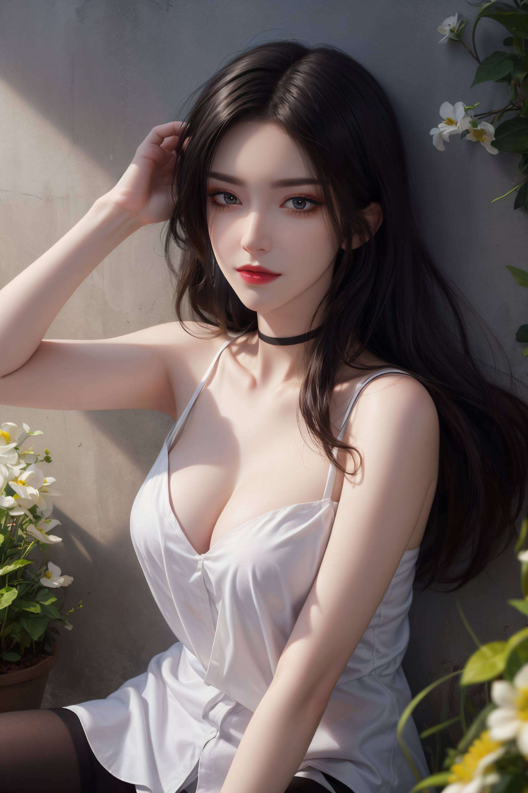那彩鳞般的身躯她的眼神冷酷又迷人