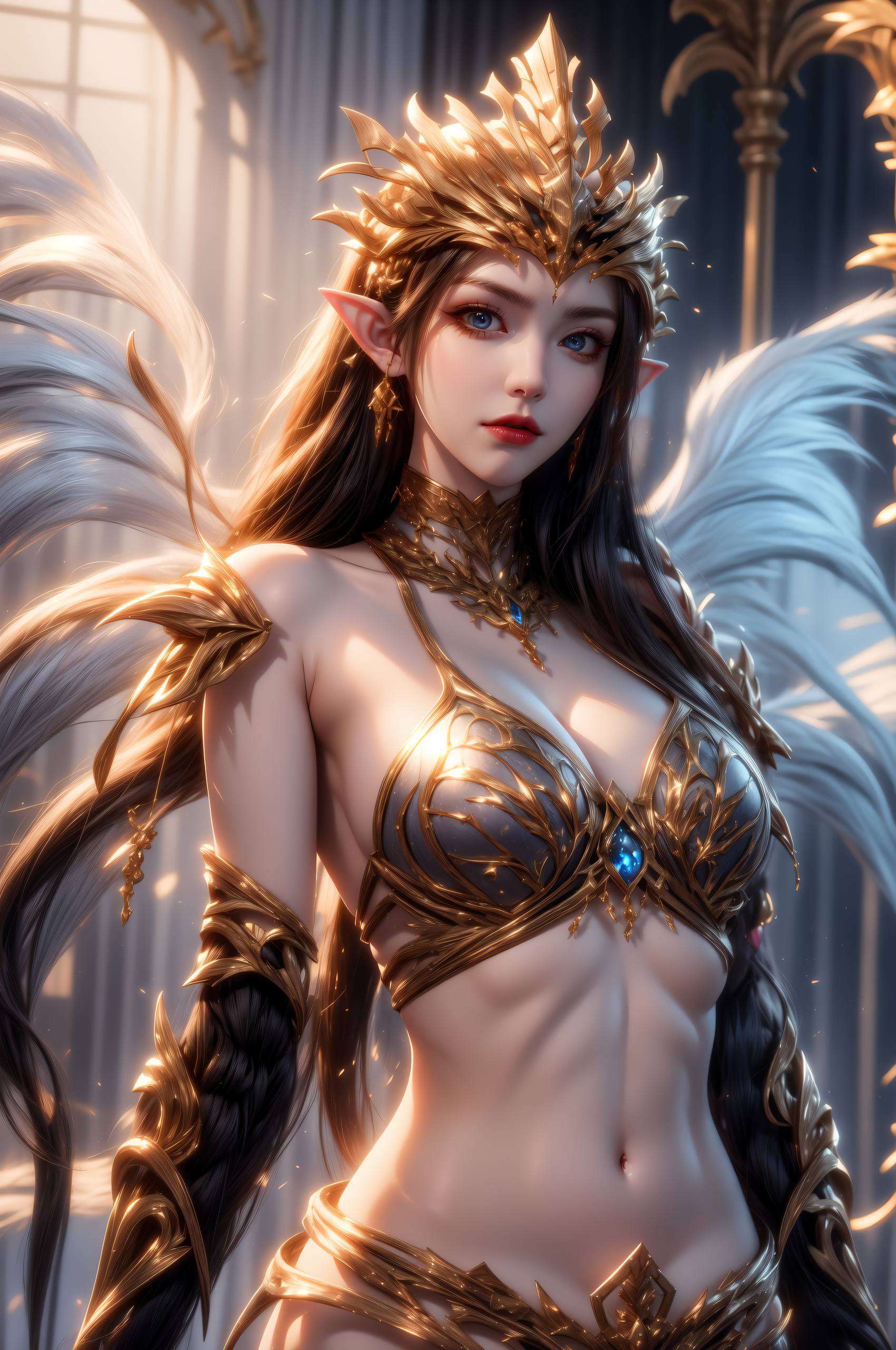 拥有令人惊叹的美貌和强大的力量而那七彩吞天蟒的背景