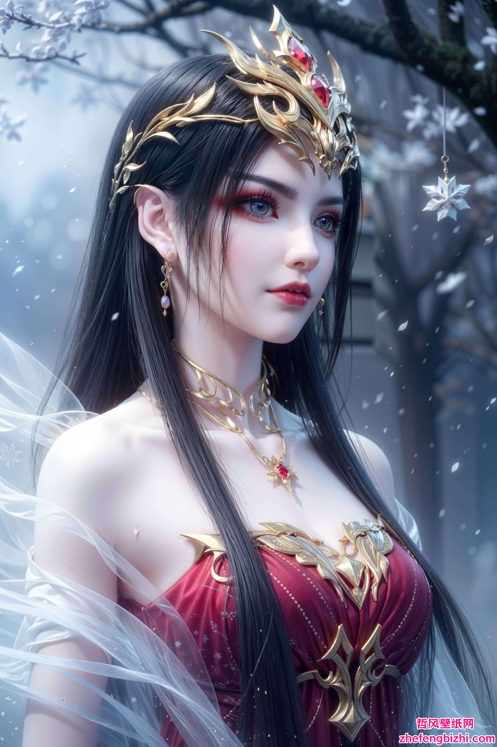 她是《斗破苍穹》中的神秘蛇女她的美