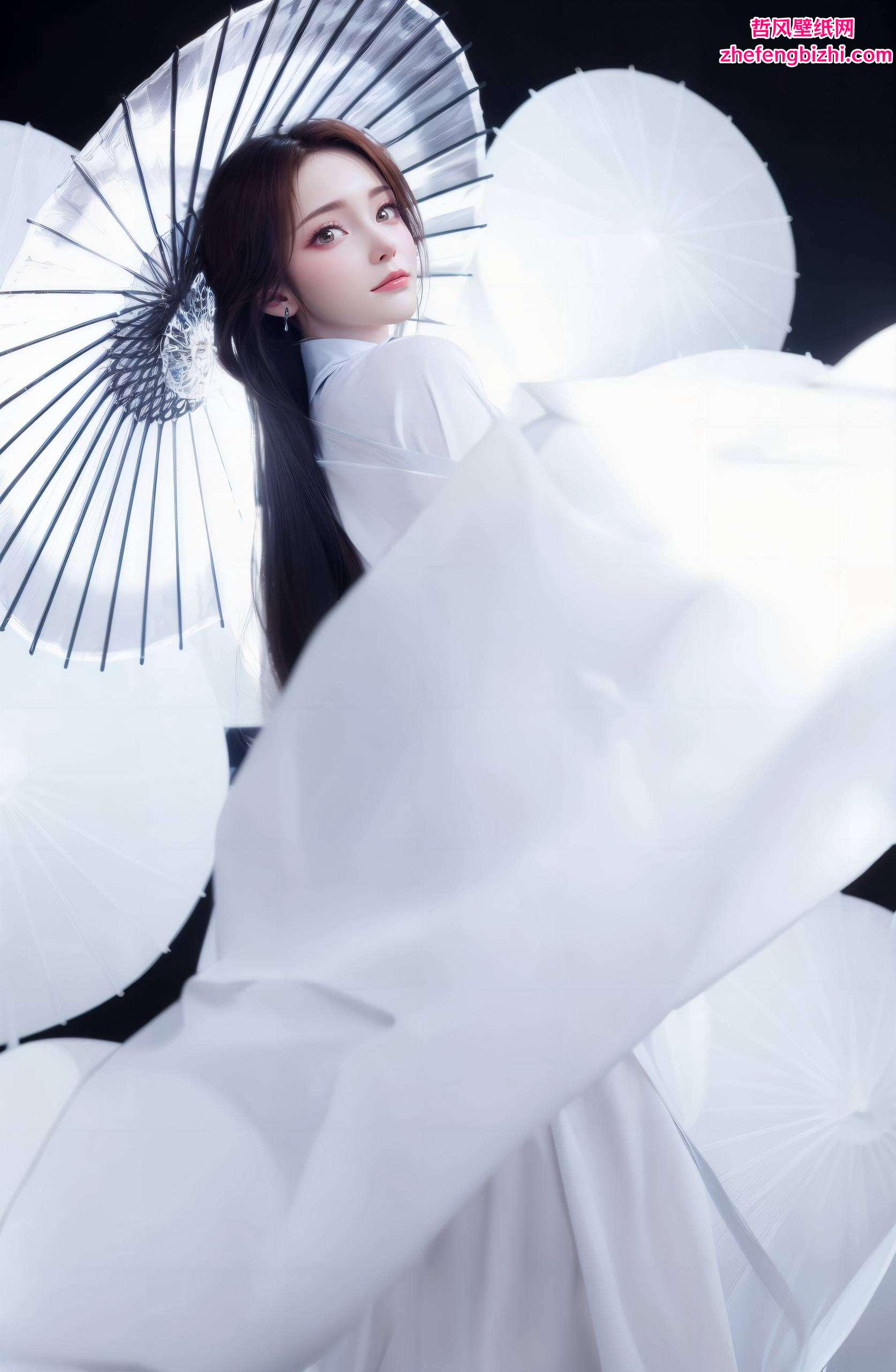 化作电脑壁纸让国漫女神的美丽