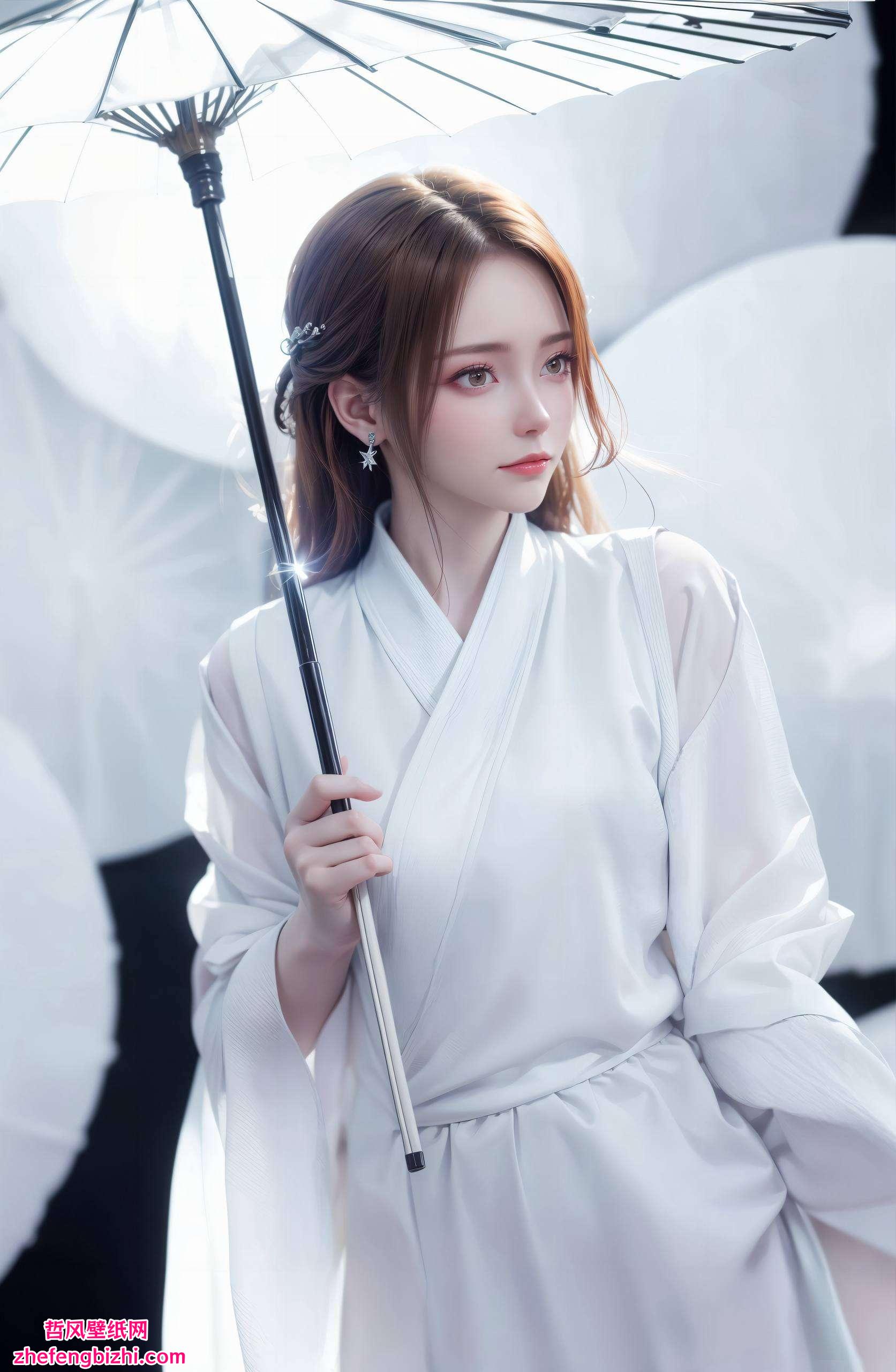 她的倩影又不乏现实世界的温柔