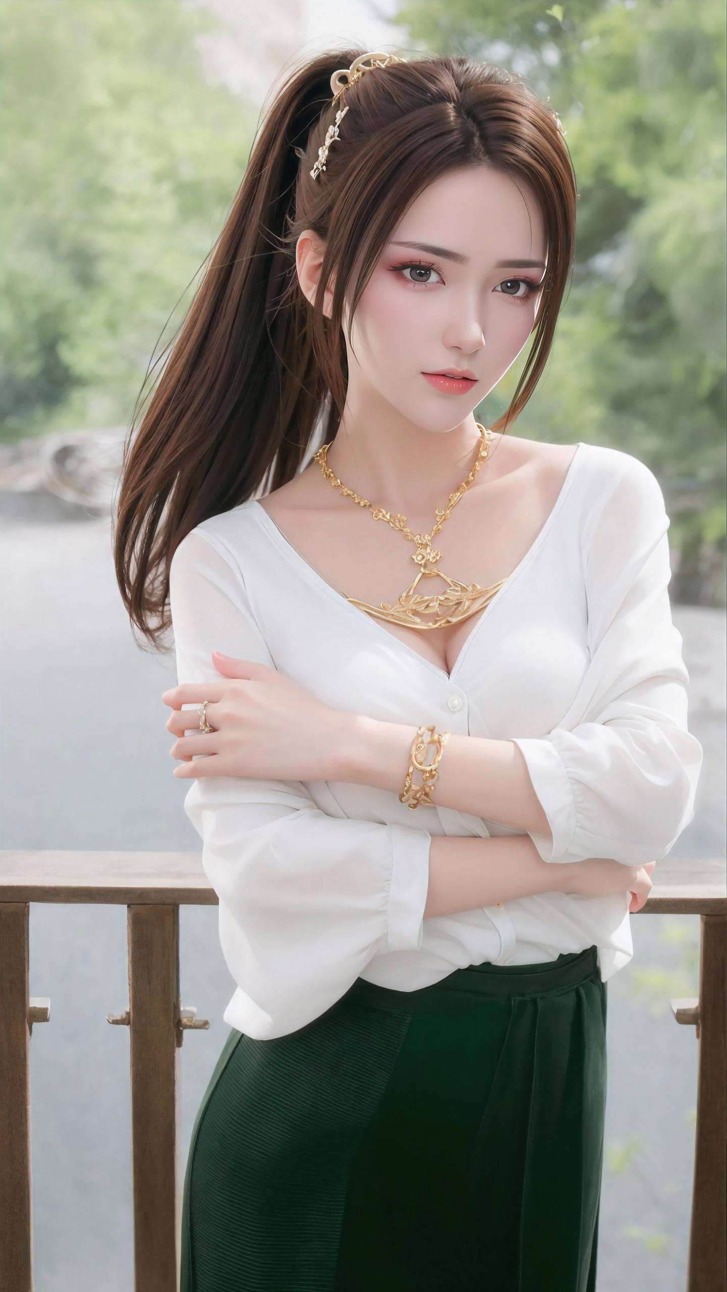 她是《斗破苍穹》中的绝世美女以其独特的气质和坚韧的性格