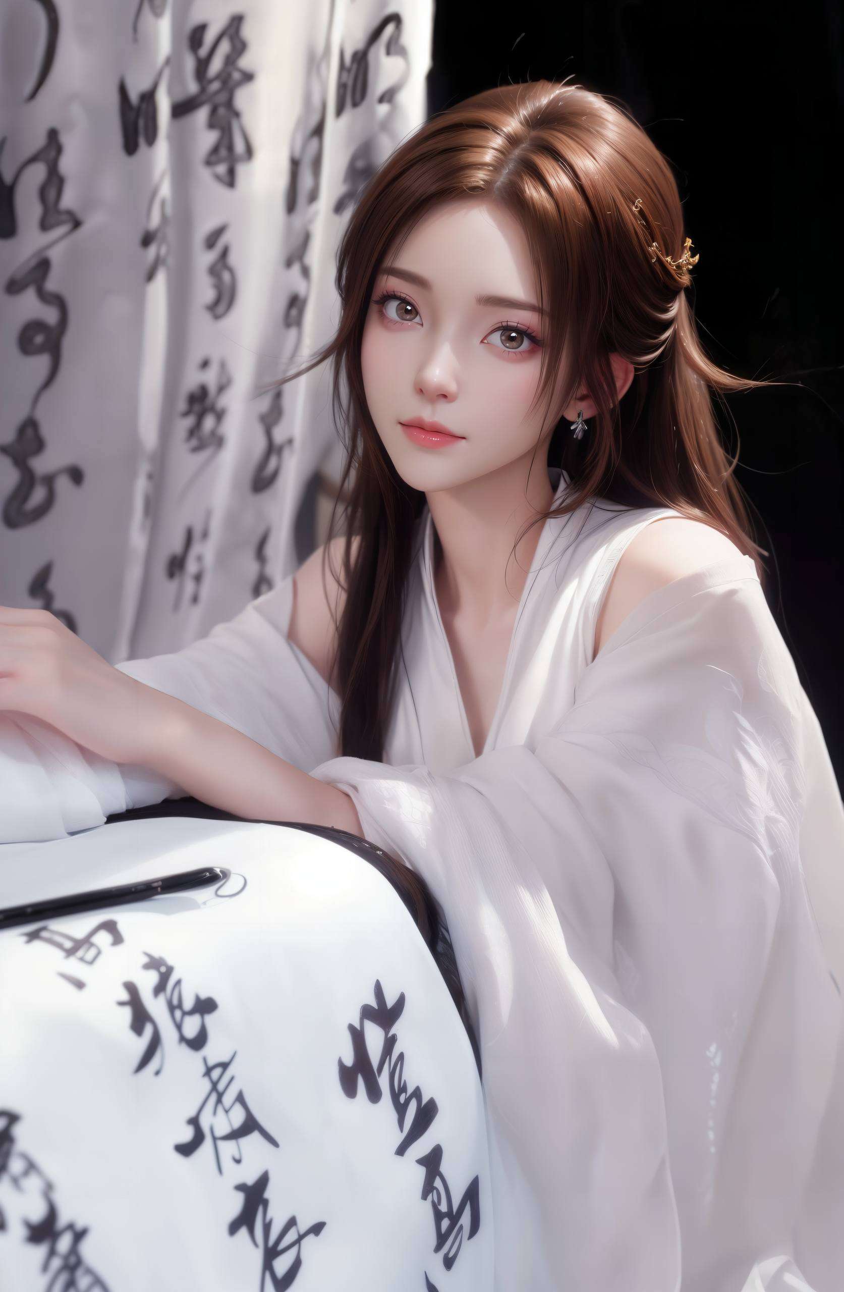 她那不染尘埃的美丽在这纷繁的玄幻世界里