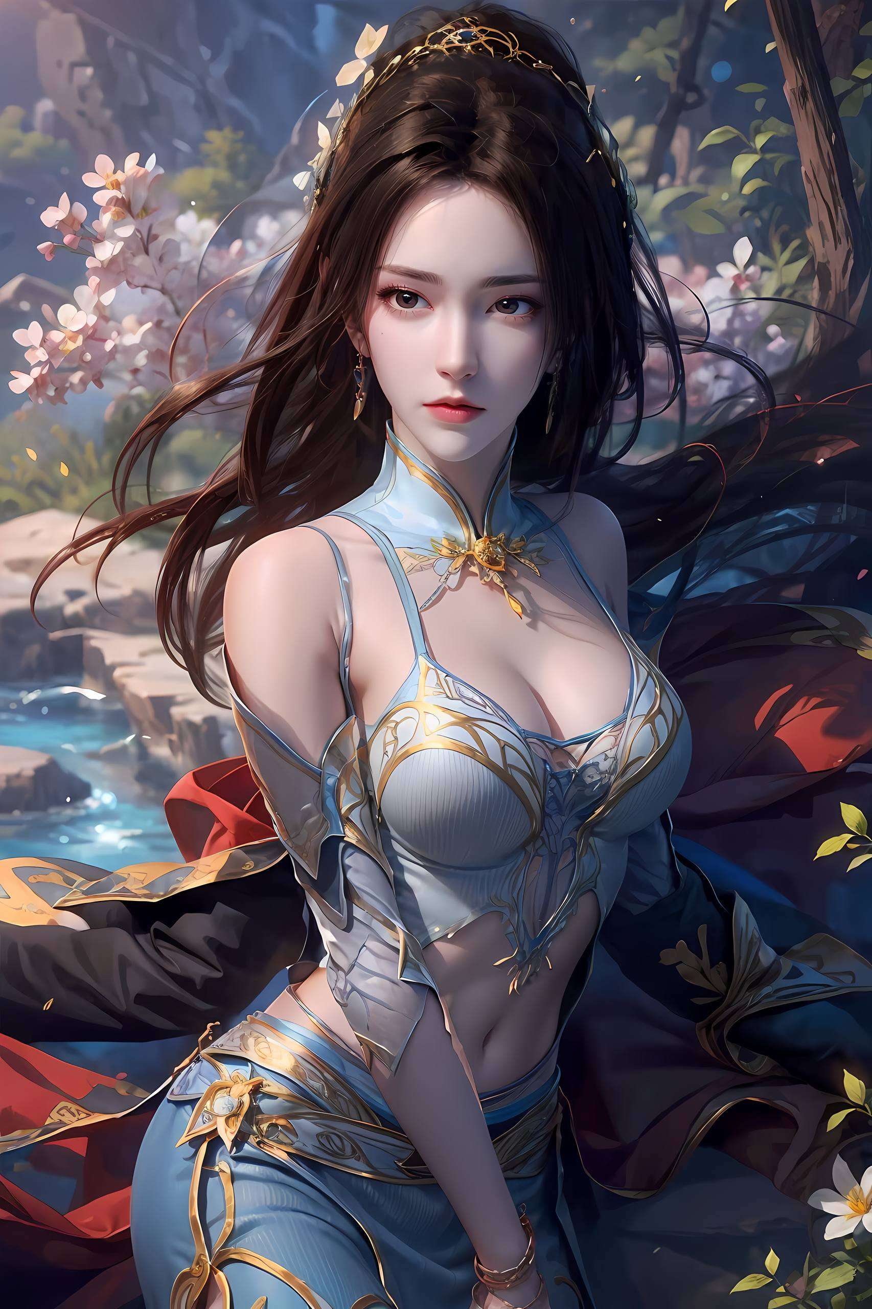 她是国漫界的颜值担当穿上精美的国漫服饰