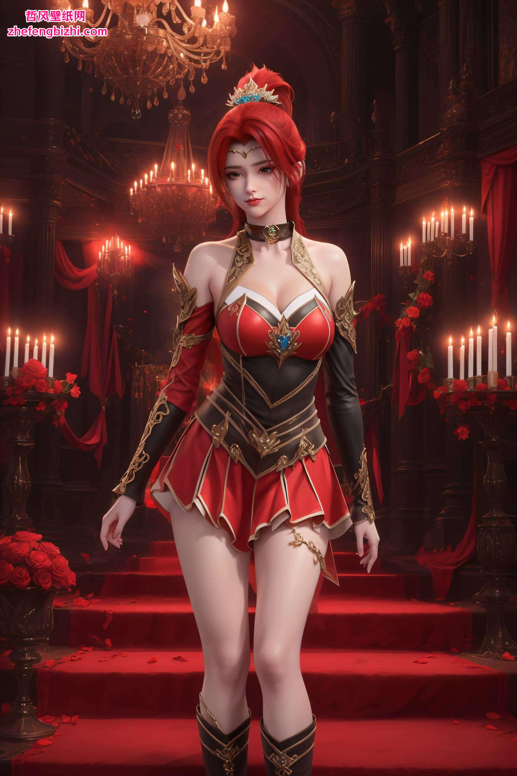 国漫女神唐火儿的翩翩风采这幅唐火儿电脑4K超清壁纸图片