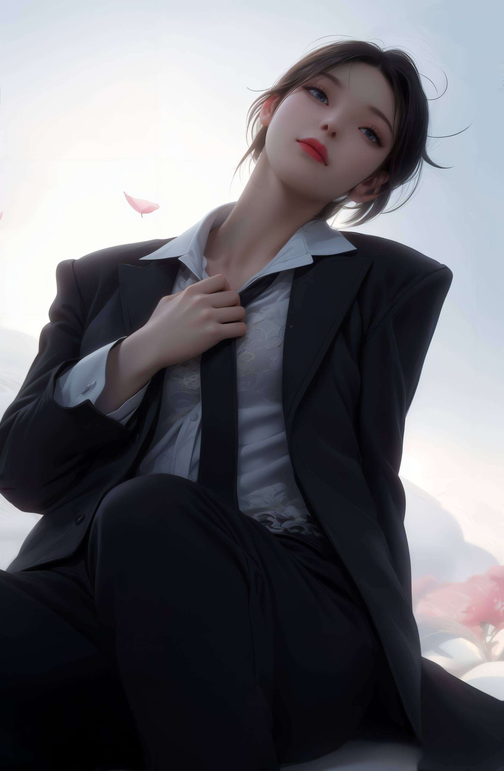 国漫女神的灵动眼神动漫美女的温婉气质