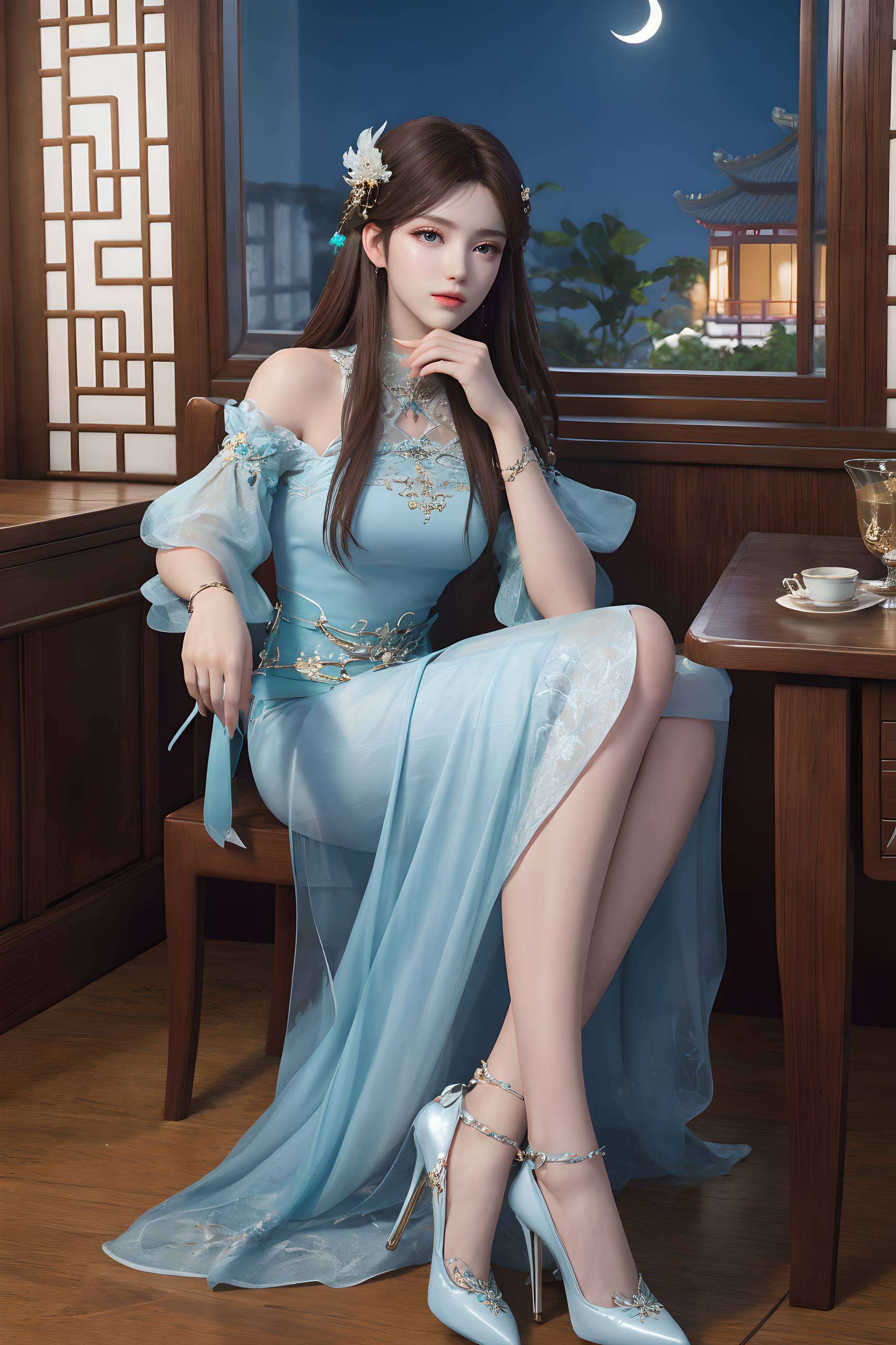 这款新建模的萧薰儿壁纸让每一天的护眼时光都充满浪漫与奇幻