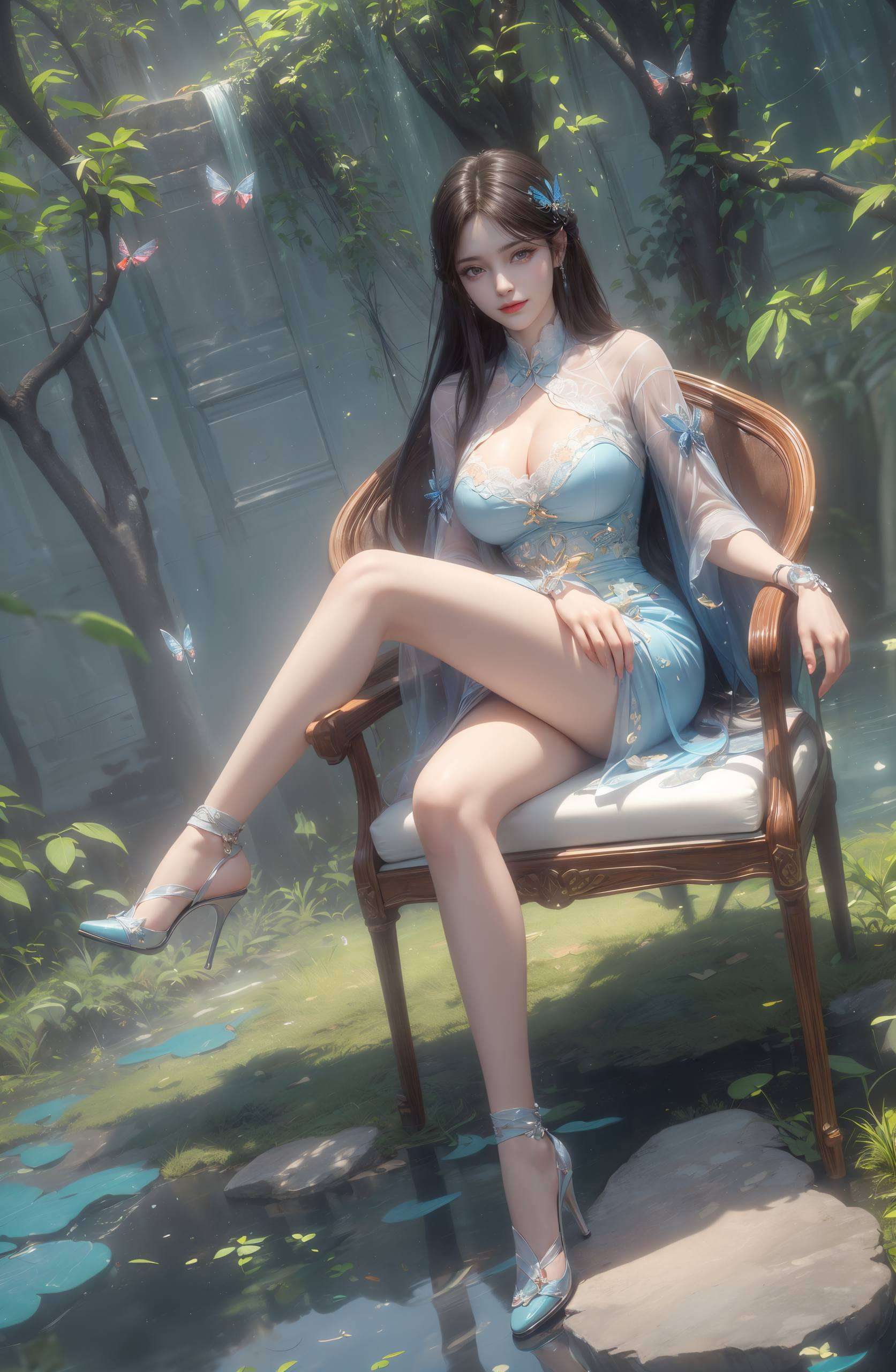 古族千金感受她的美