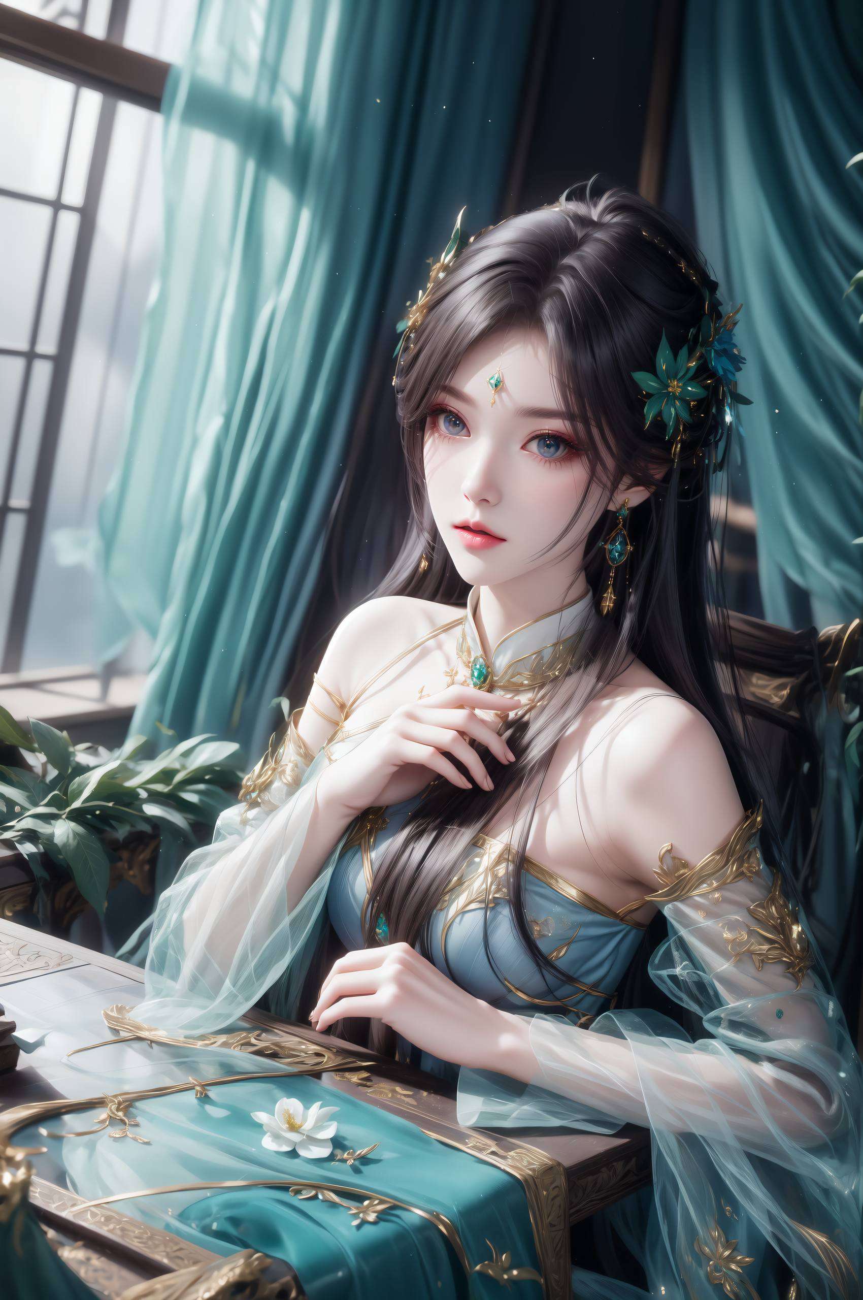 静静地绽放于《斗破苍穹》的画卷之中即使在玄幻的世界里