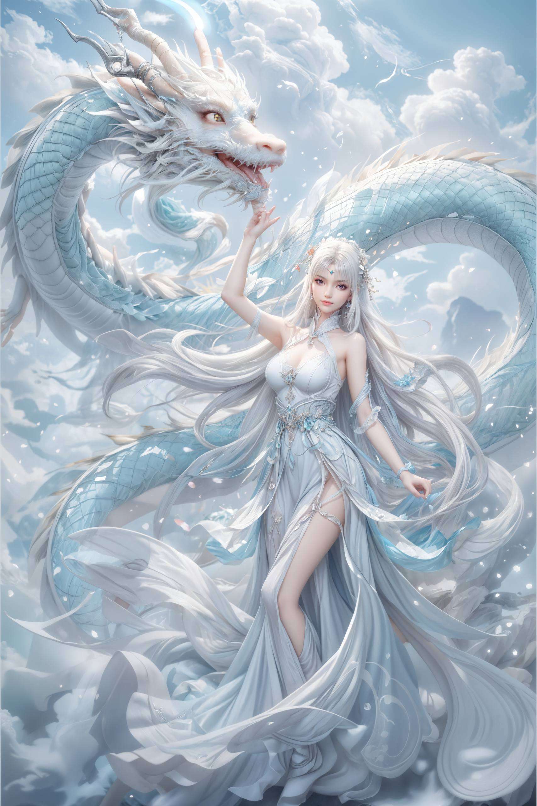 散发着玄幻的气息更是国漫女神与美女的完美展现