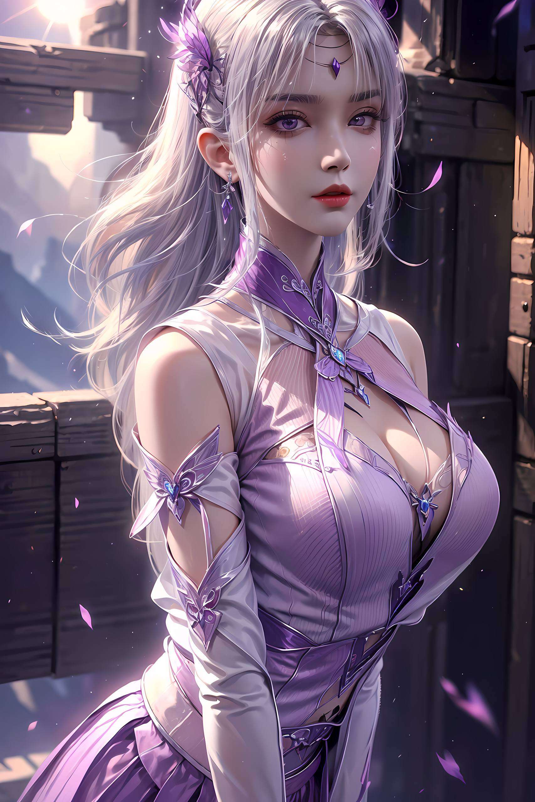 小医仙以她独特的厄难毒体魅力让这款壁纸装点你的iPad