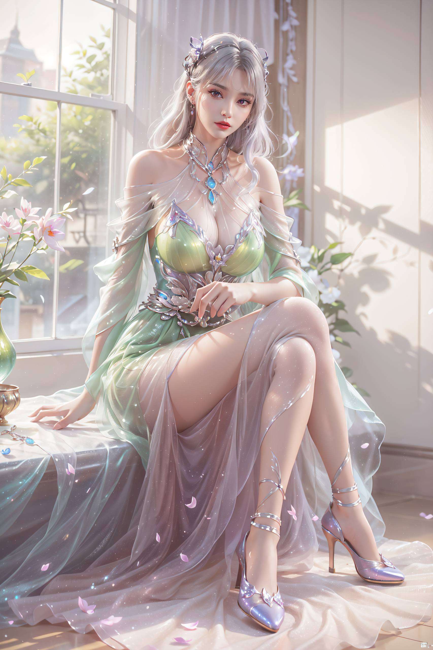 打造出一幅既神秘又优美的国漫壁纸彰显国漫美女的独特魅力