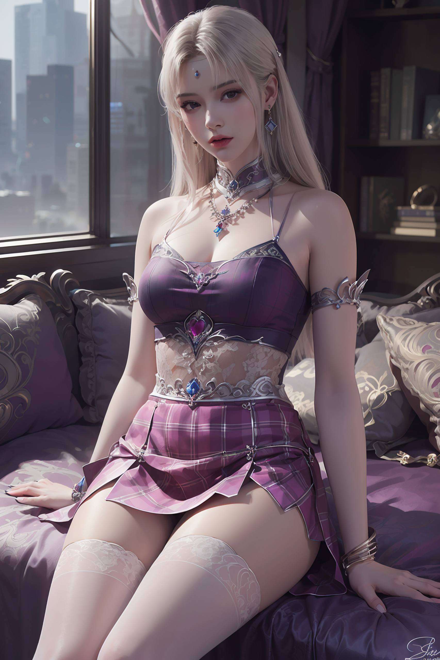 厄难毒体的神秘与国漫美女的柔美并行这款AI生成的护眼壁纸将斗破苍穹中的美杜莎、小医仙、云韵等国漫女神巧妙融入iPad屏幕