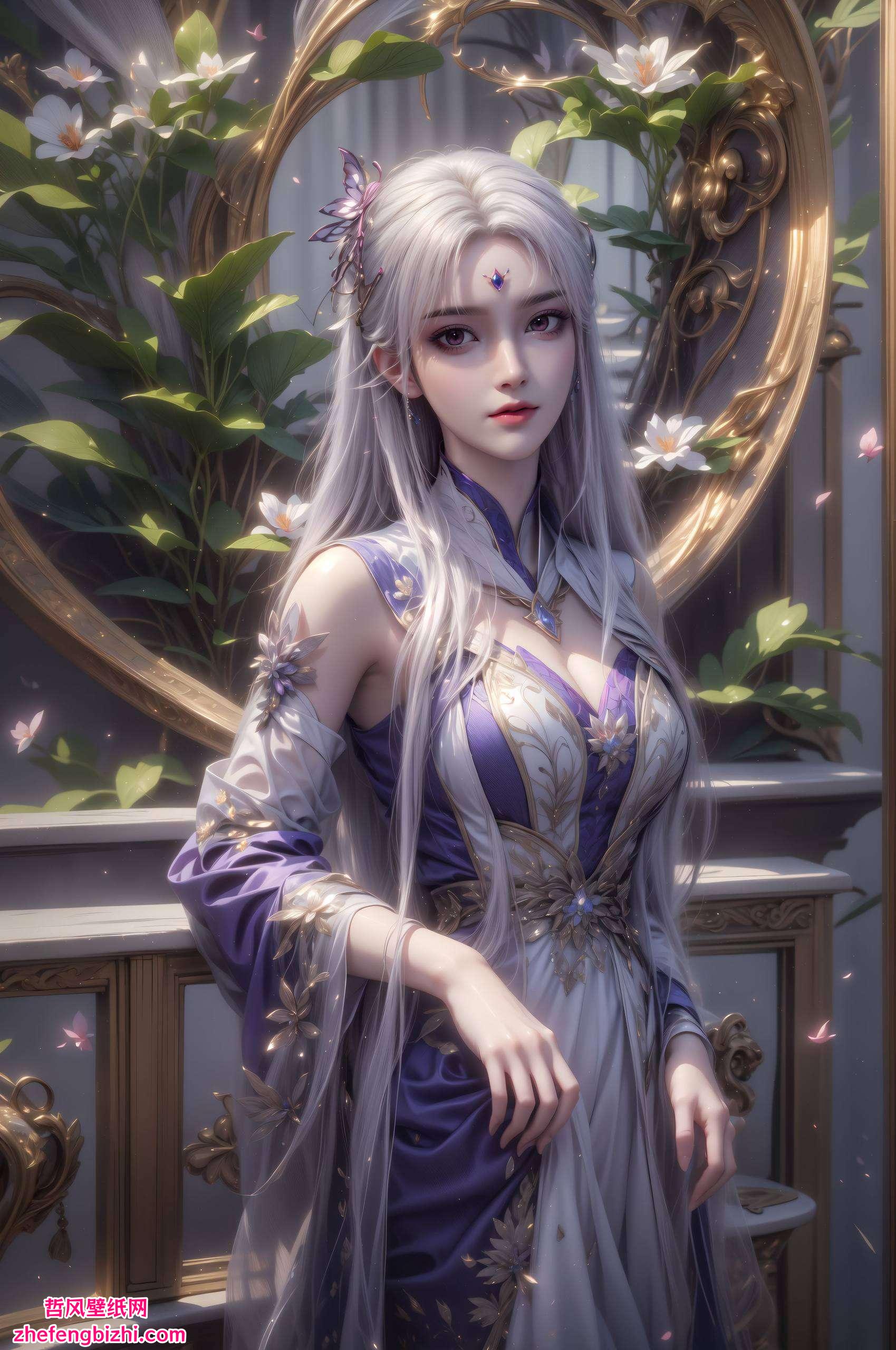 仿佛藏着整个玄幻世界的秘密小医仙的侧脸壁纸如同一缕清风