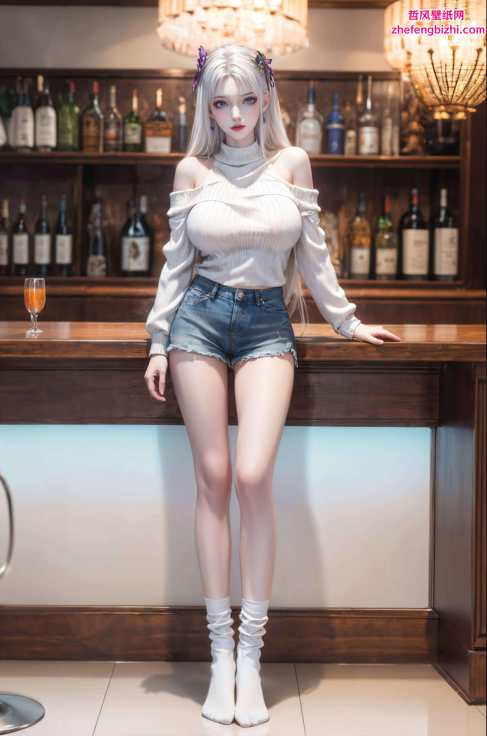 小医仙穿着她那标志性的白衣无论是放在手机上还是电脑上