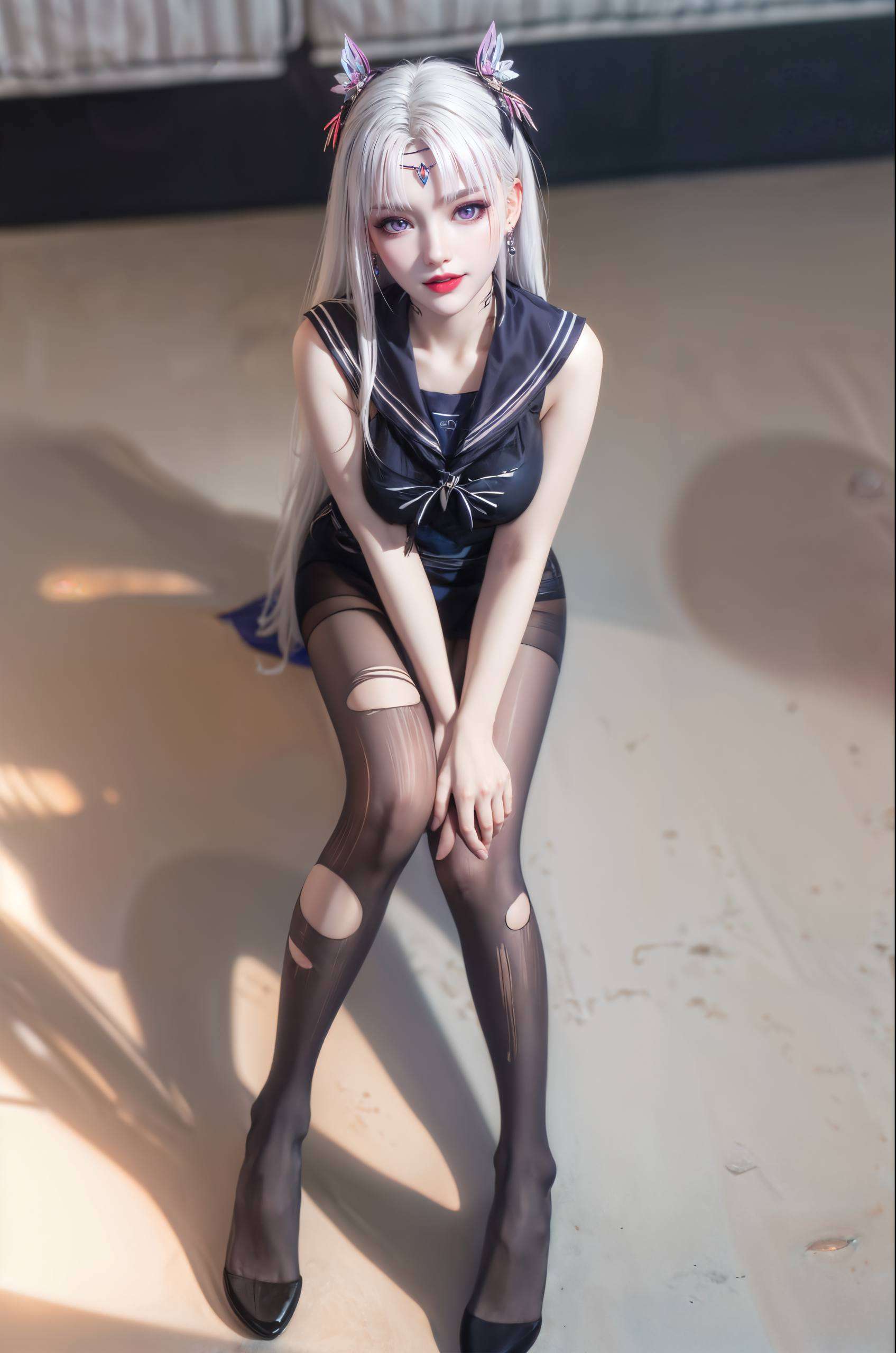 她们在玄幻的故事里在这斑斓的动漫世界里